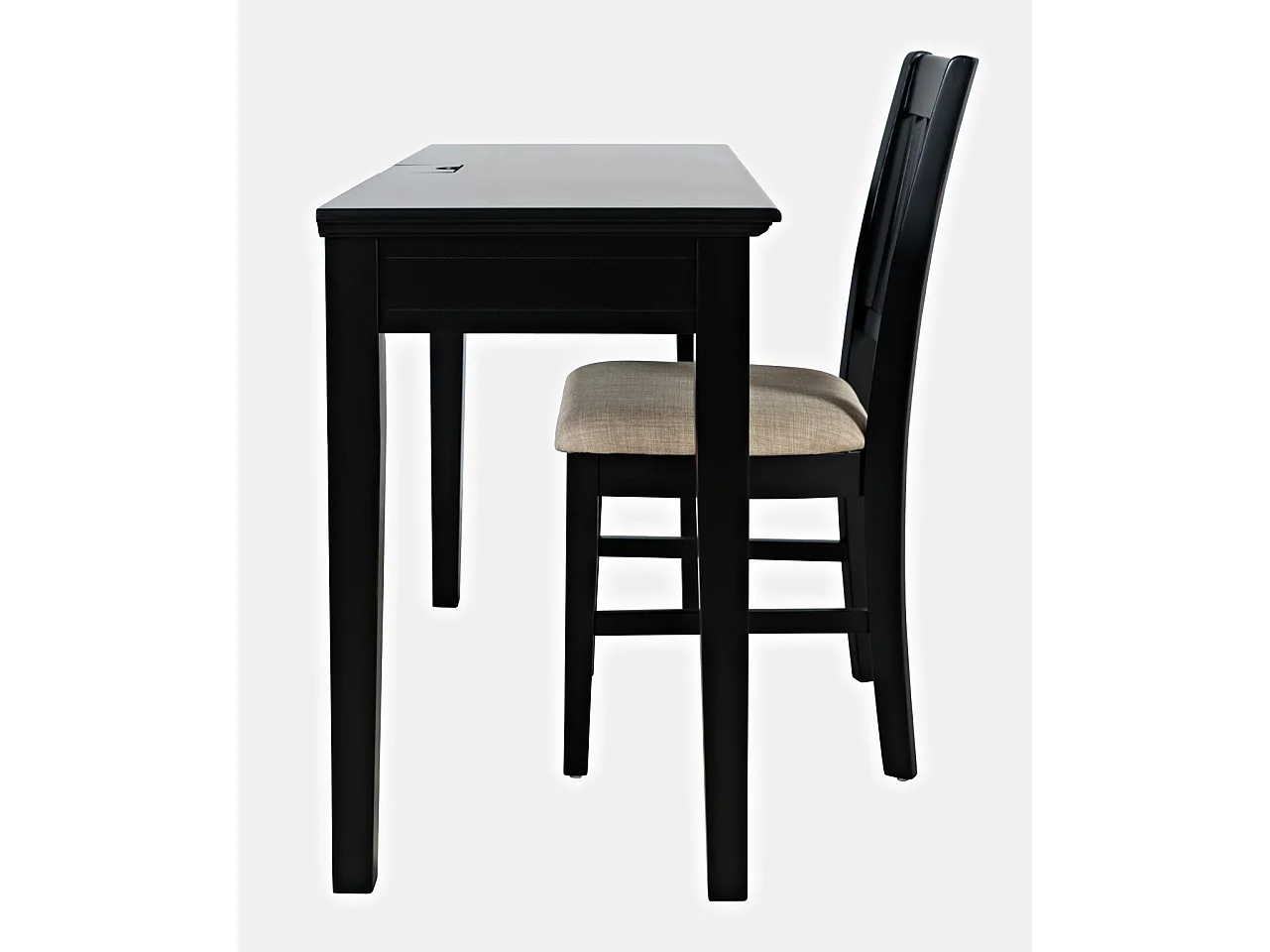 Chaise noire crème Avola AV275-370 46x94x53,5 cm