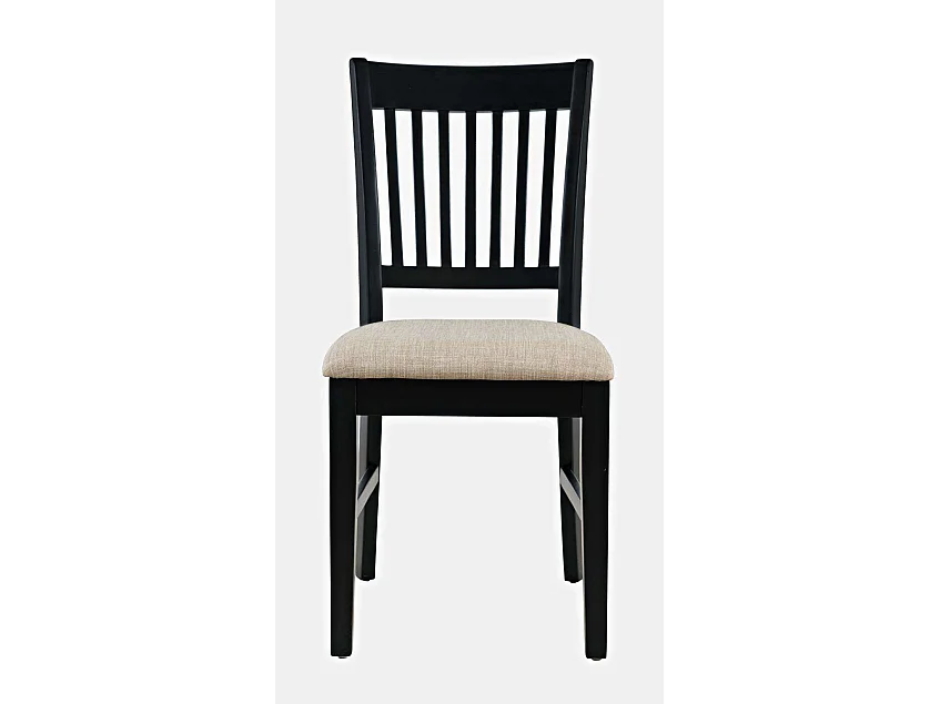 Stol, Avola, 44,5x40,5x48,5 cm, Sort og Creme