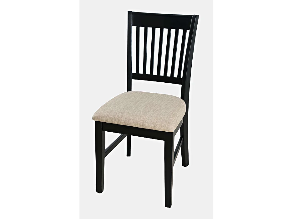 Stol, Avola, 44,5x40,5x48,5 cm, Sort og Creme