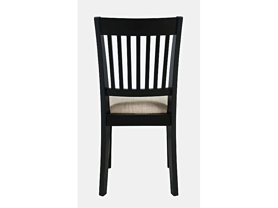 Stol, Avola, 44,5x40,5x48,5 cm, Sort og Creme