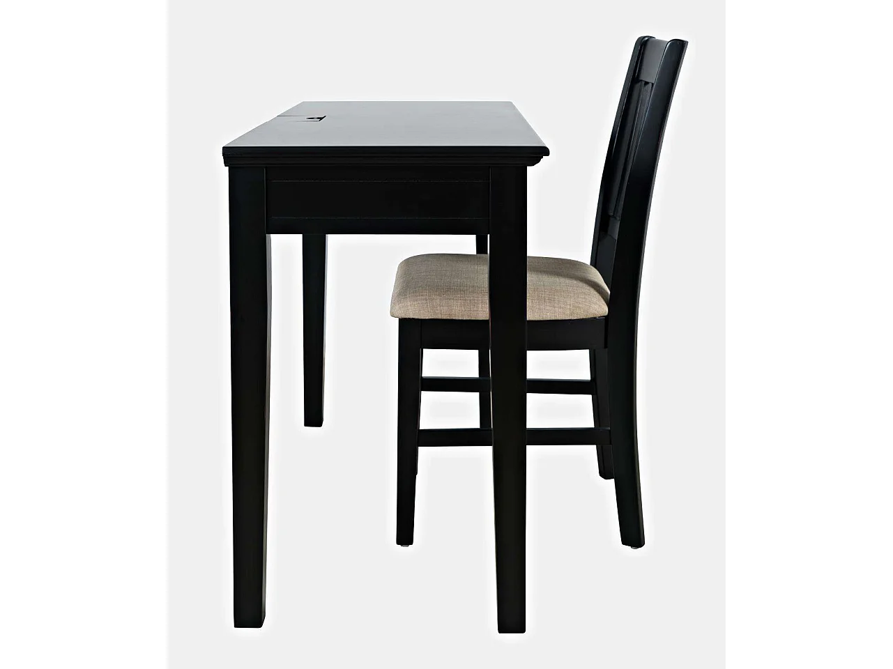 Stol, Avola, 44,5x40,5x48,5 cm, Sort og Creme