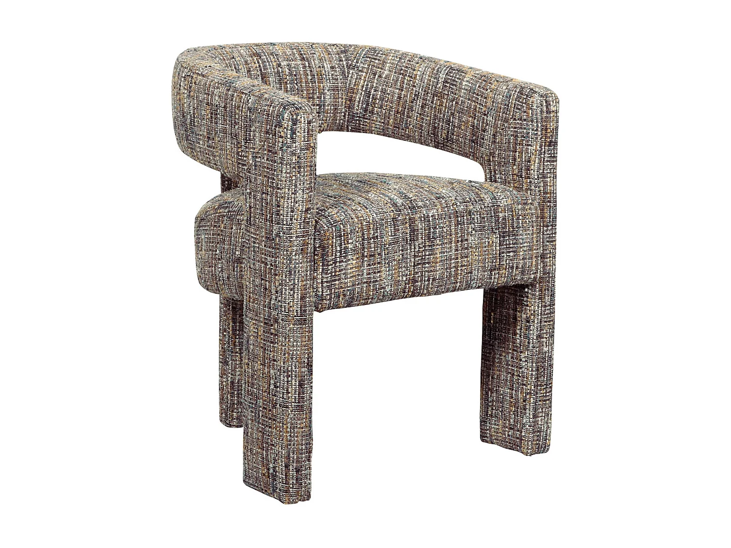 Chaise 62x75x58 cm multicolore Leith LET71MB