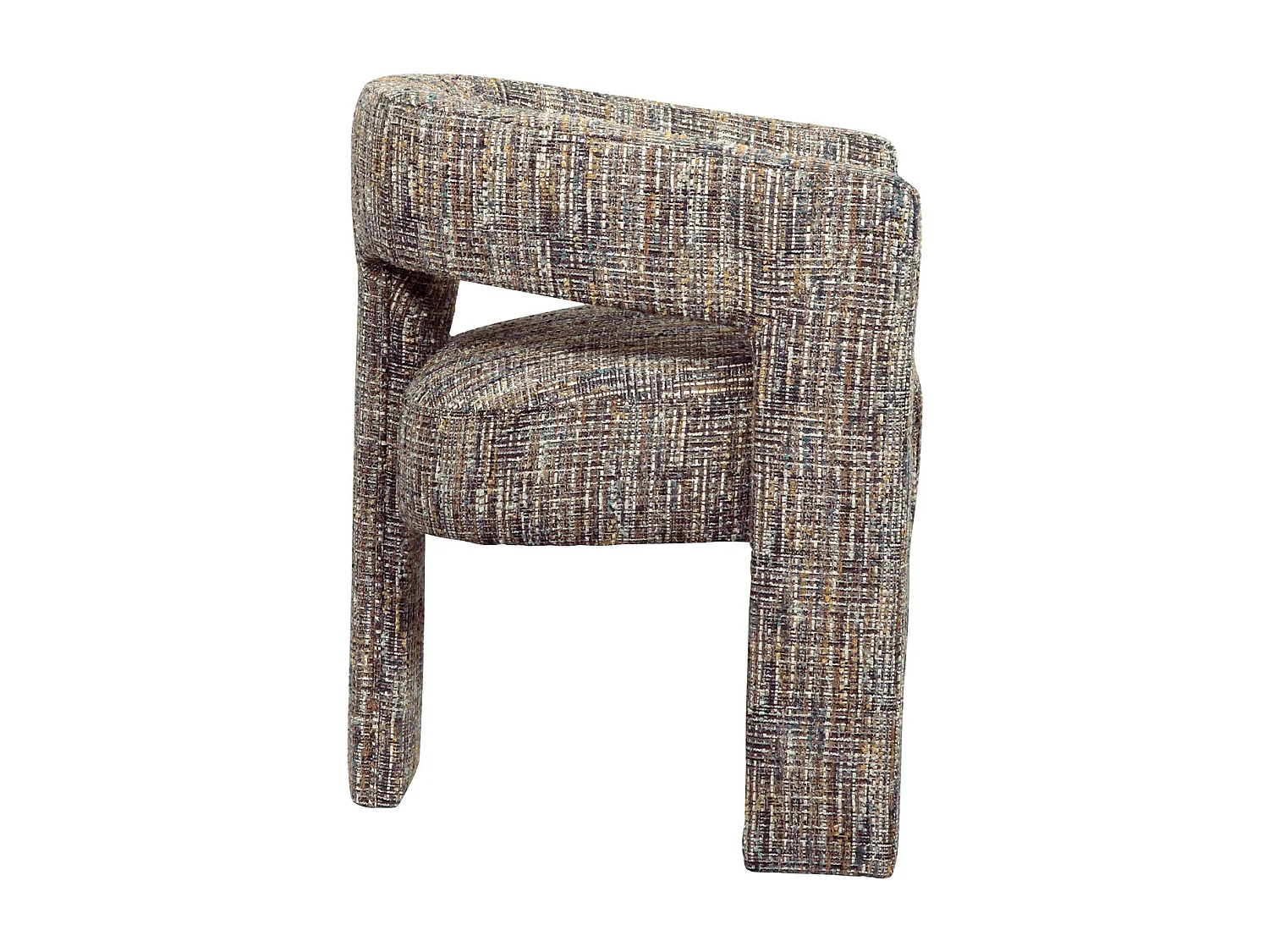 Chaise 62x75x58 cm multicolore Leith LET71MB