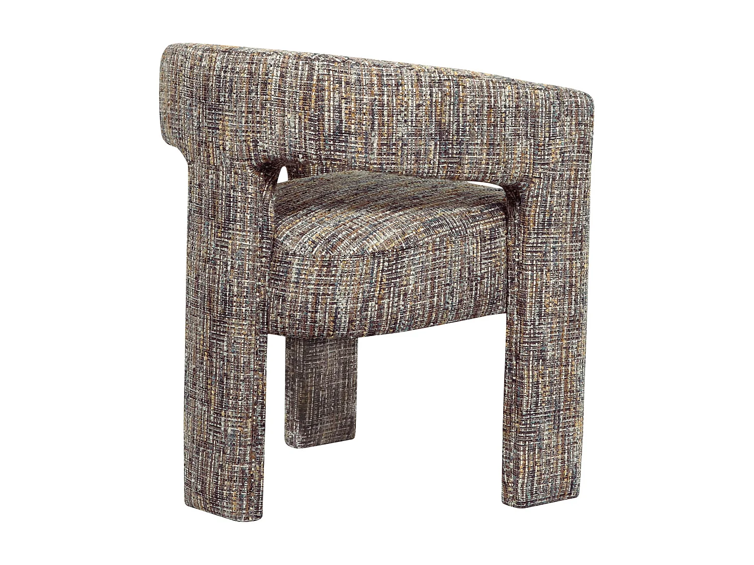 Chaise 62x75x58 cm multicolore Leith LET71MB