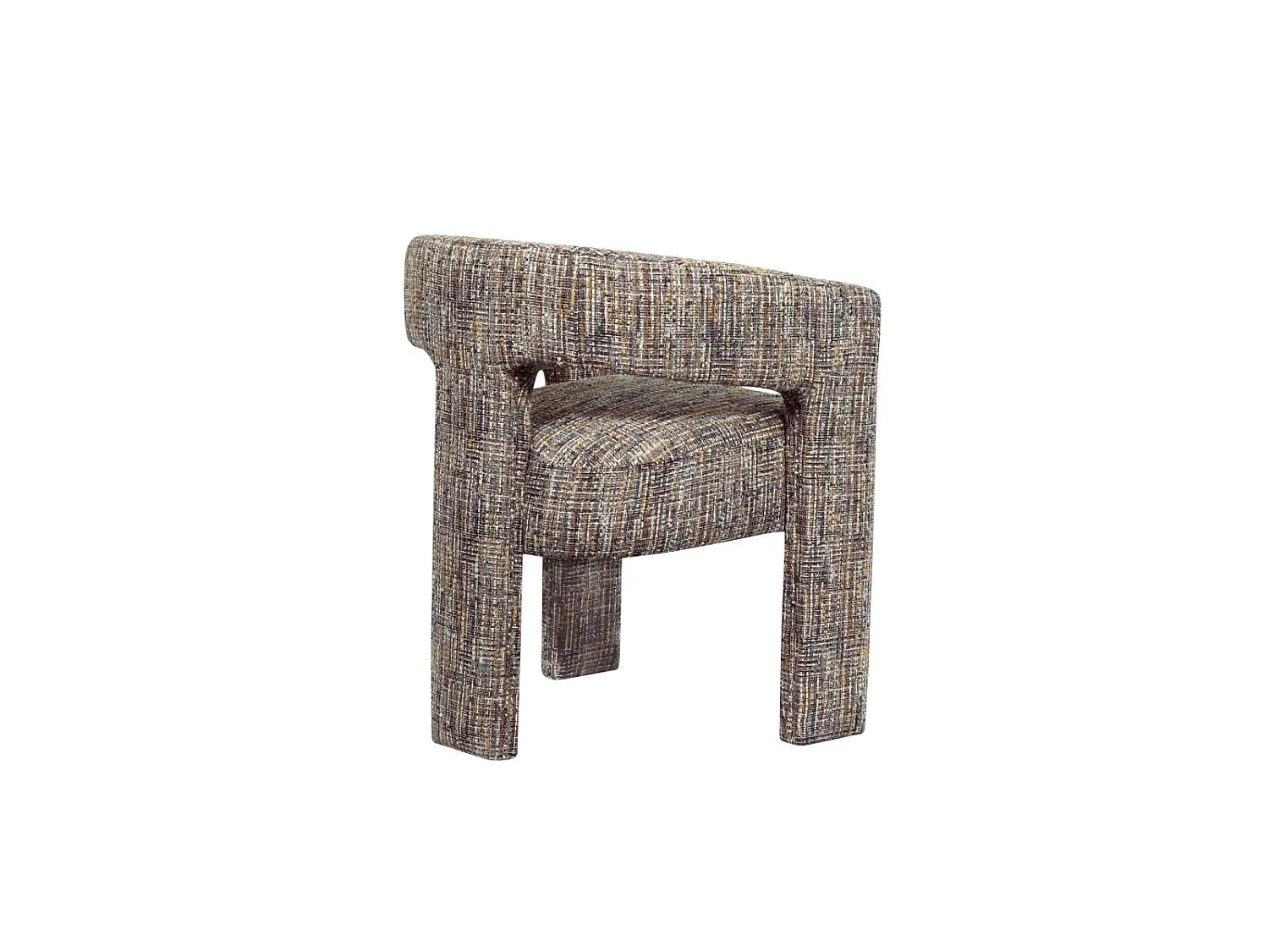 Chaise 62x75x58 cm multicolore Leith LET71MB