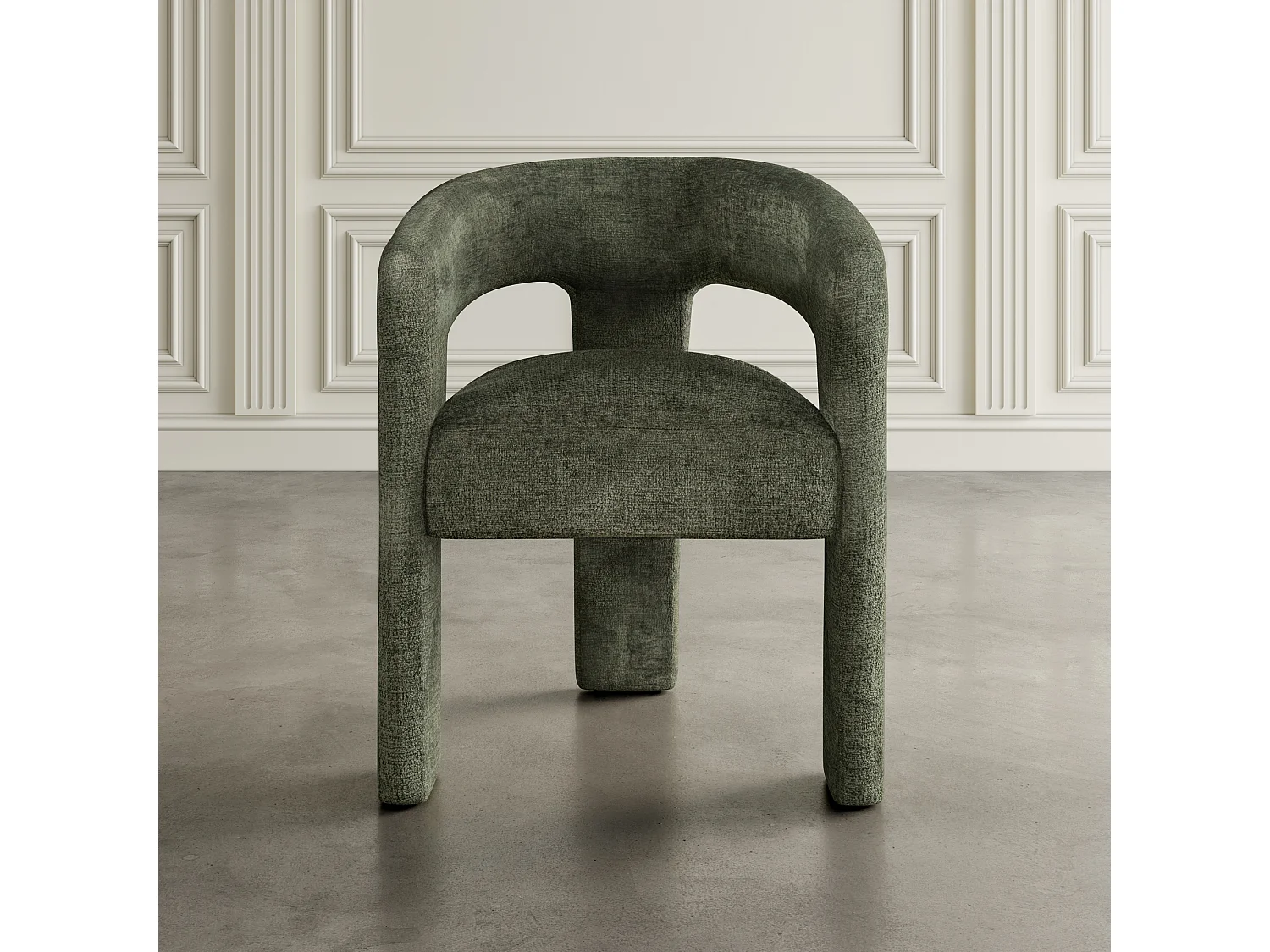 Chaise 62x75x58 cm olive Leith LET71O