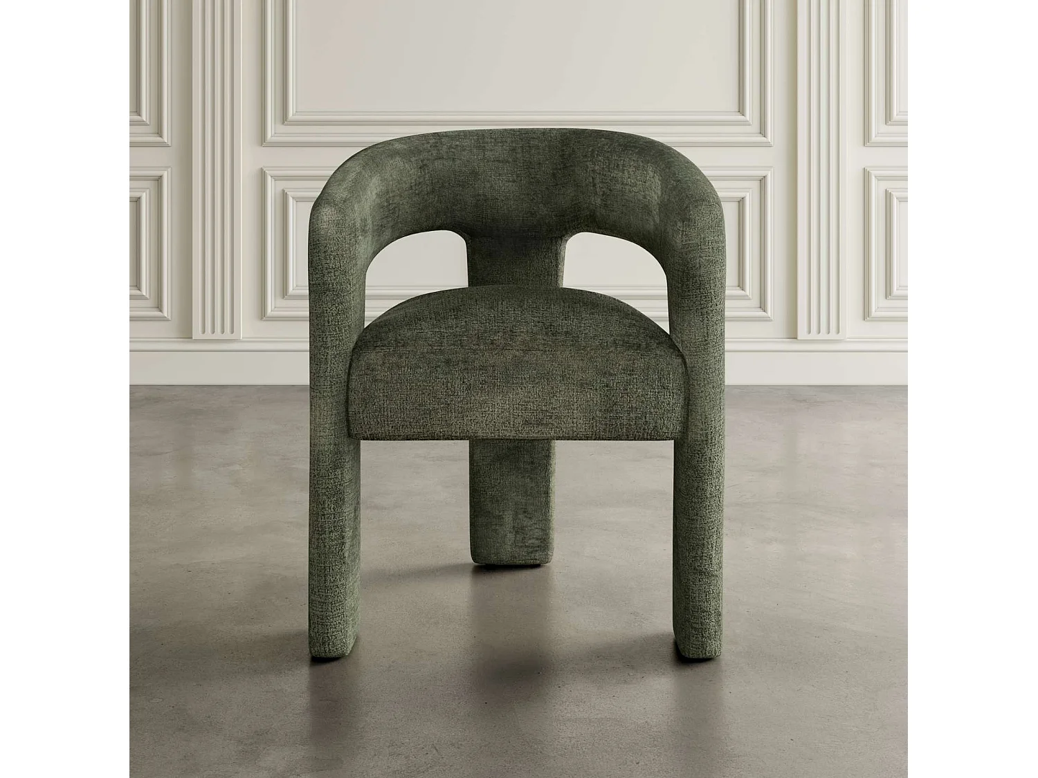 Chaise 62x75x58 cm olive Leith LET71O