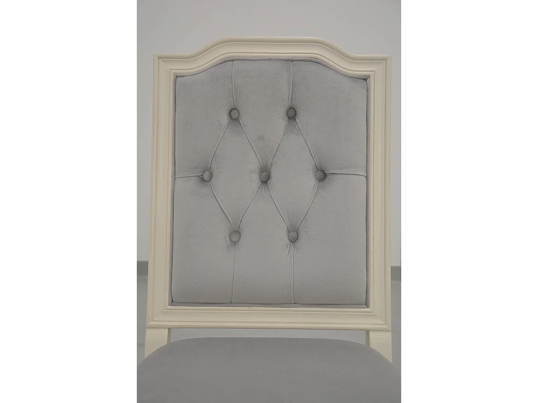 Stuhl 49x98x57 cm grau Dijon di28