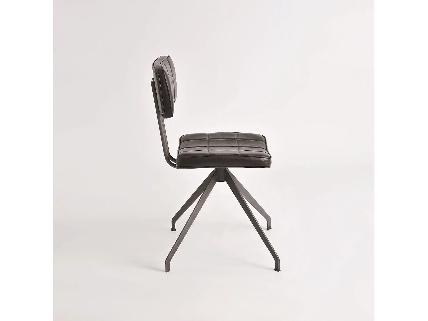 Chaise 50x89x56 cm brun foncé Ashton ASTD03