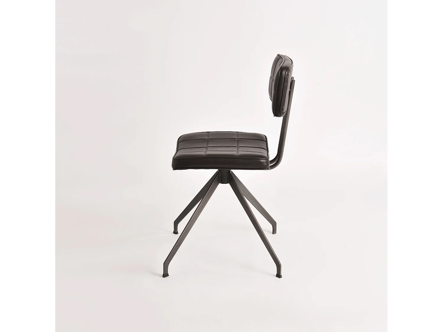 Chaise 50x89x56 cm brun foncé Ashton ASTD03