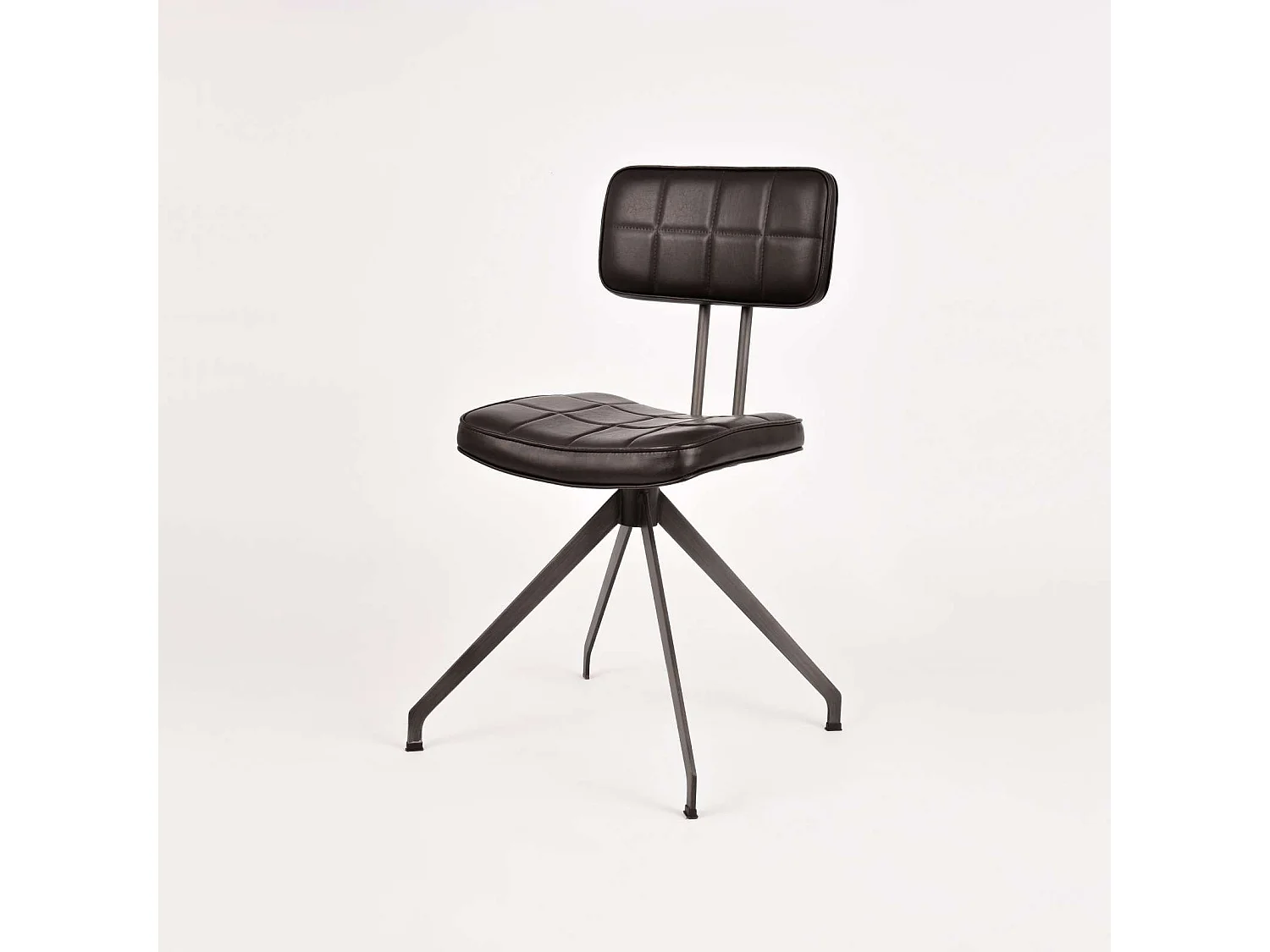 Chaise 50x89x56 cm brun foncé Ashton ASTD03
