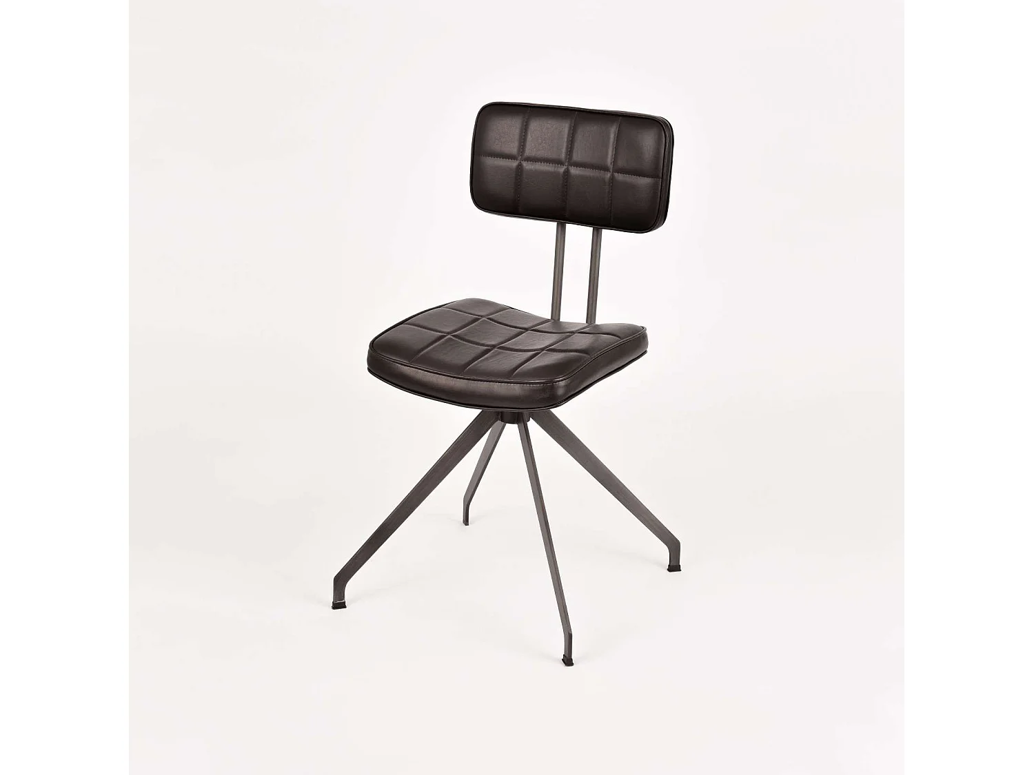 Chaise 50x89x56 cm brun foncé Ashton ASTD03