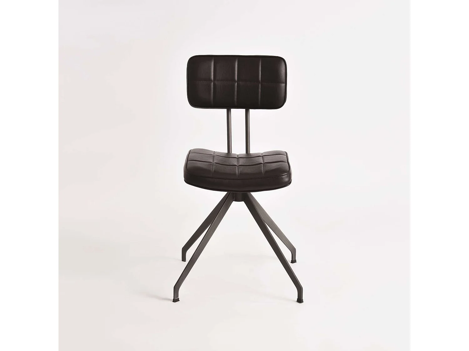 Chaise 50x89x56 cm brun foncé Ashton ASTD03