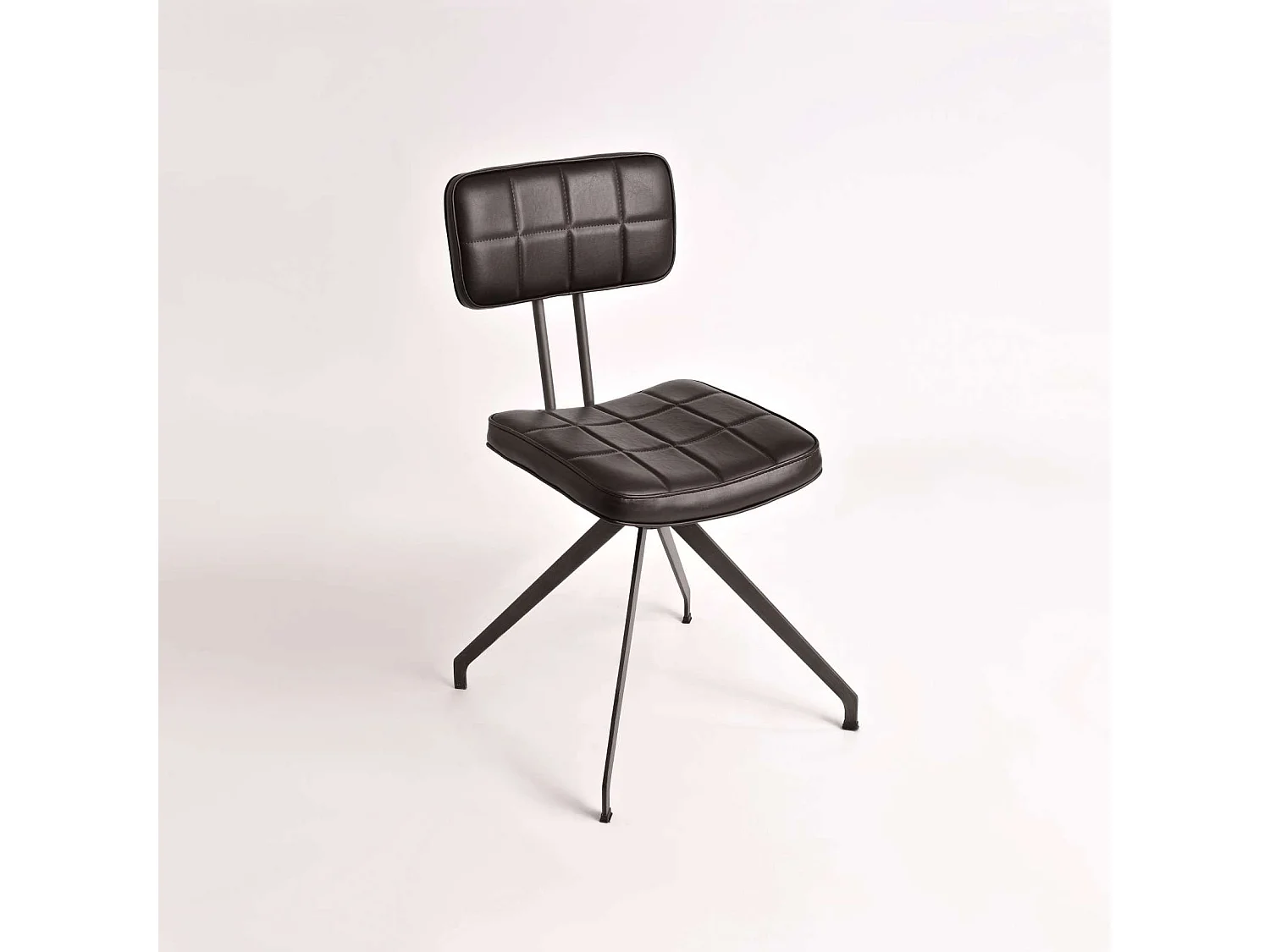 Chaise 50x89x56 cm brun foncé Ashton ASTD03