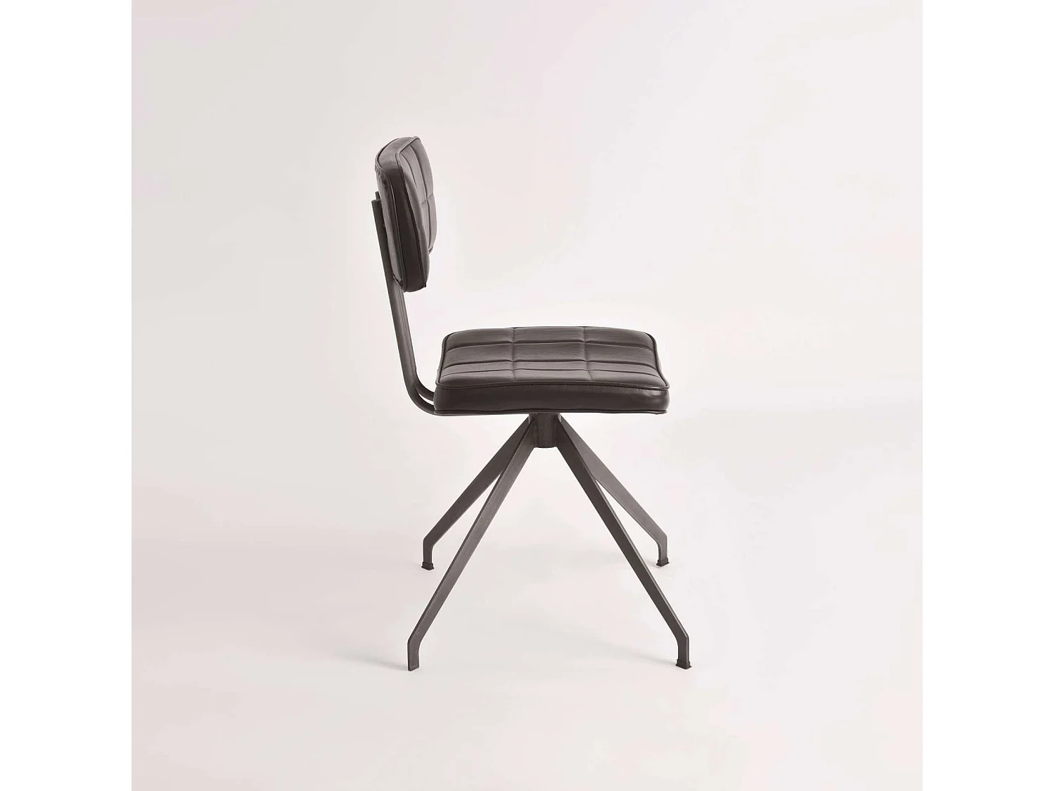 Chaise 50x89x56 cm brun foncé Ashton ASTD03
