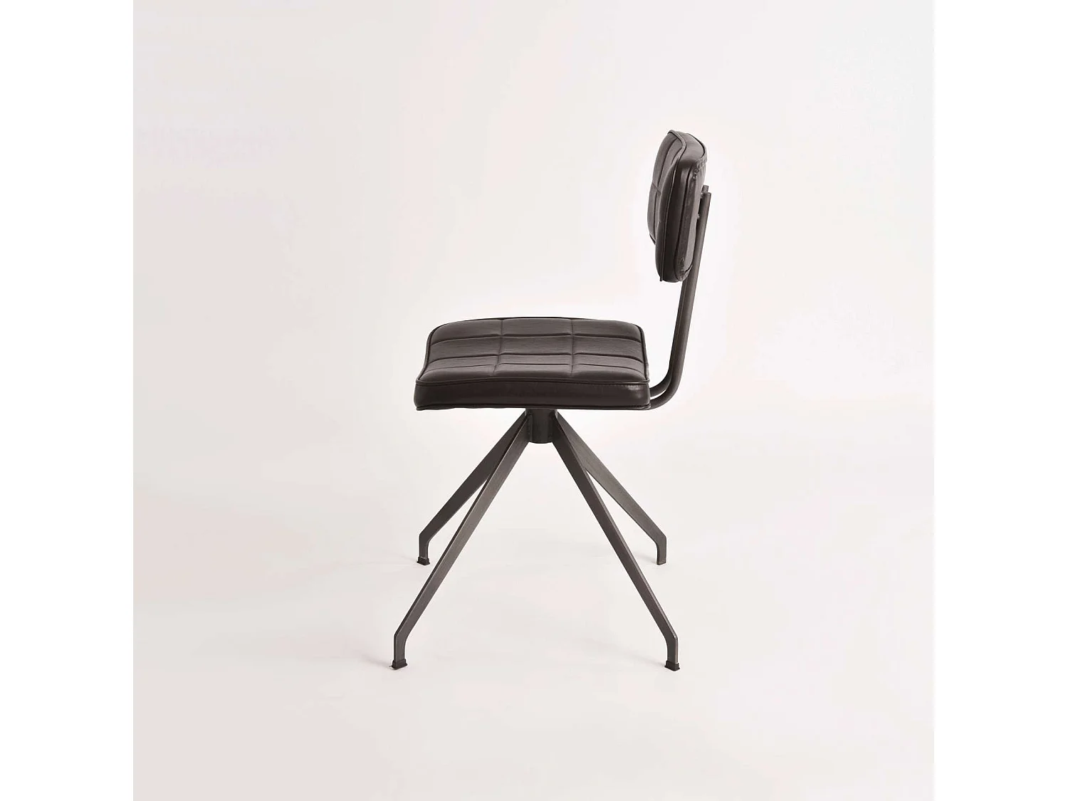 Chaise 50x89x56 cm brun foncé Ashton ASTD03