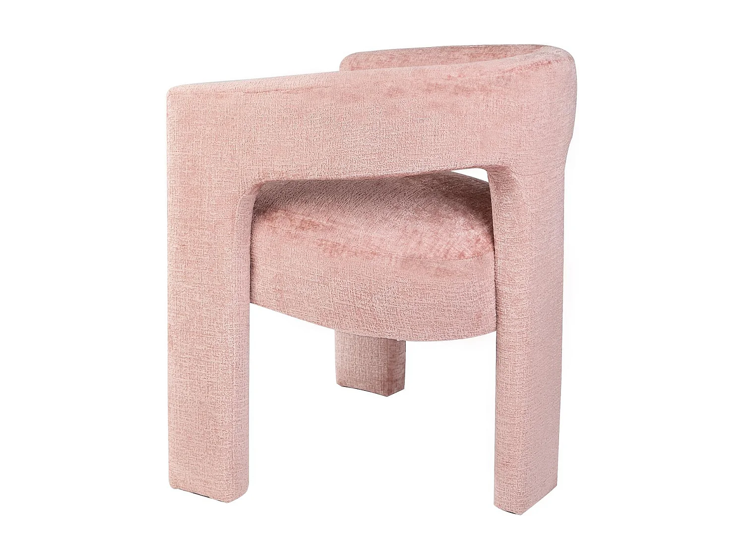 Chaise 62x75x58 cm rose Leith LET71P