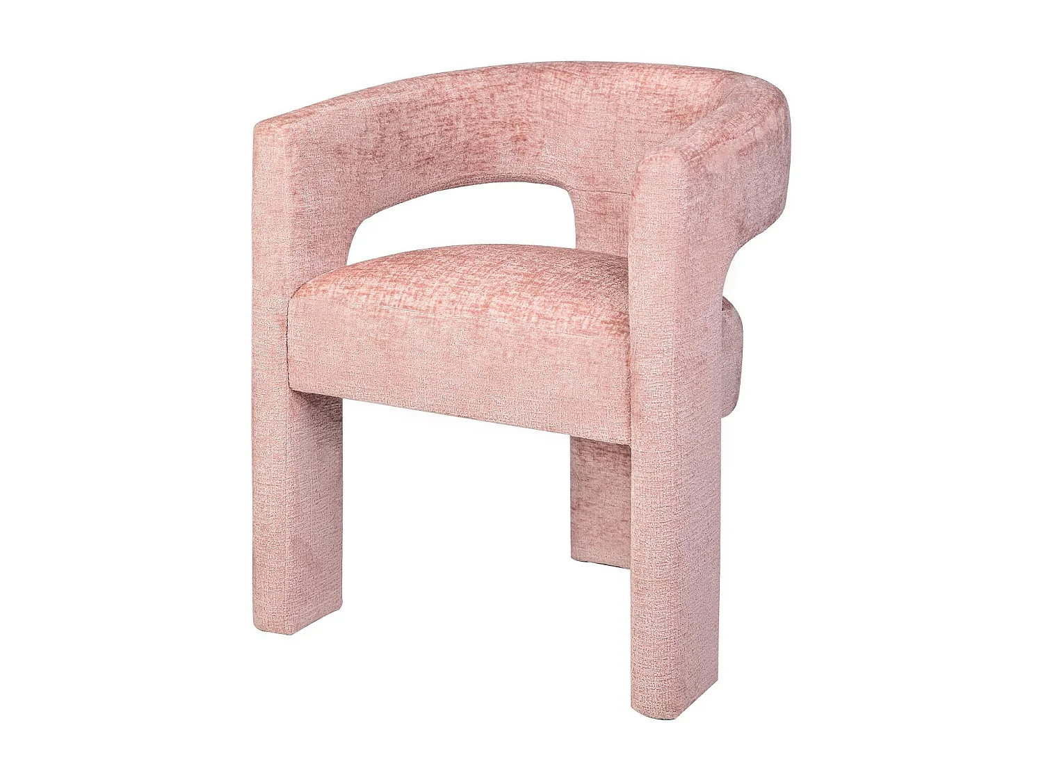 Chaise 62x75x58 cm rose Leith LET71P