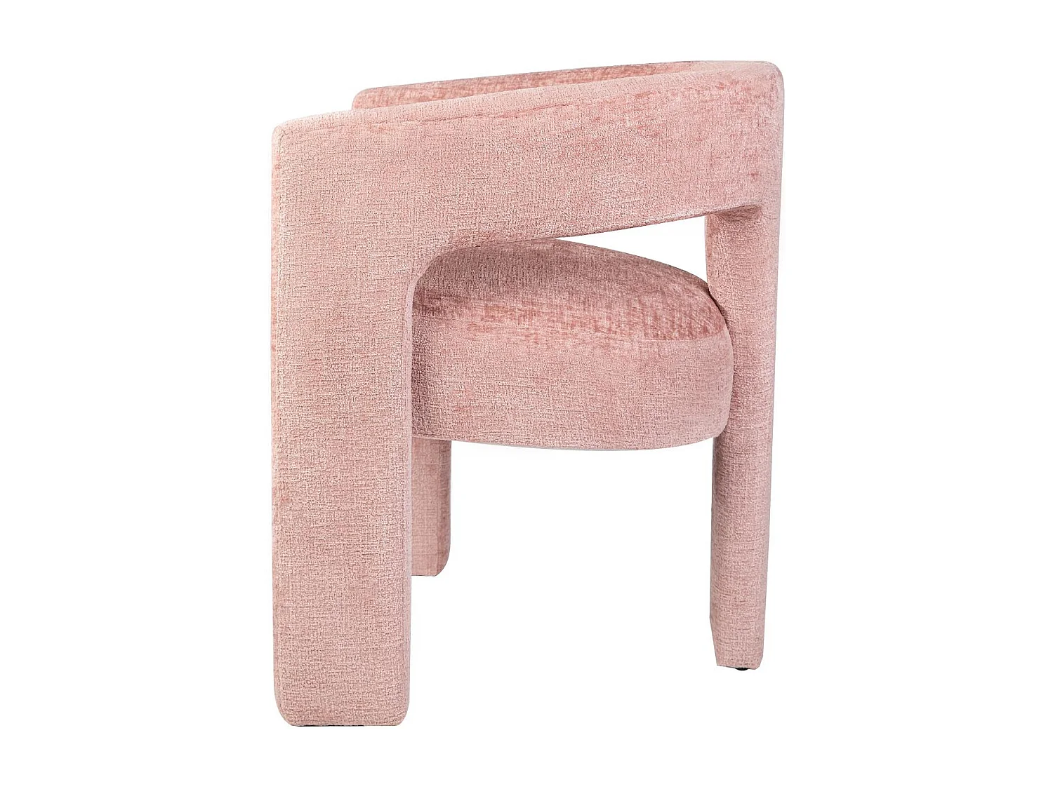 Chaise 62x75x58 cm rose Leith LET71P