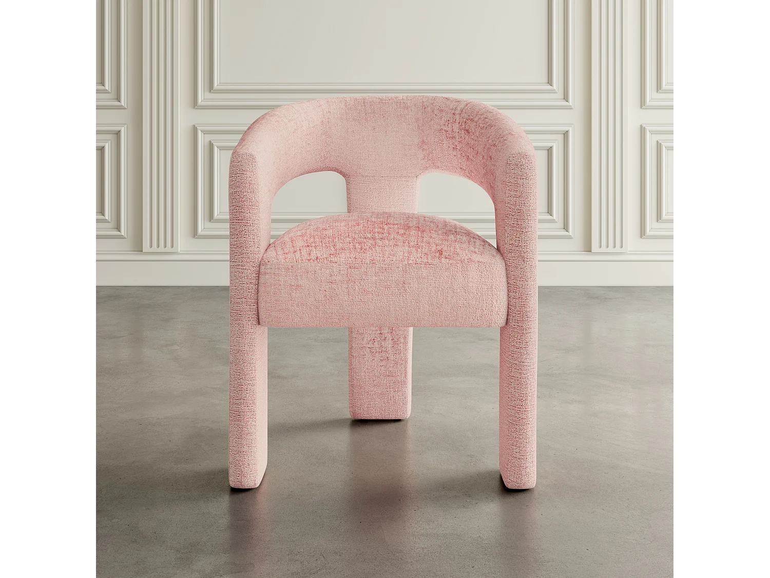 Chaise 62x75x58 cm rose Leith LET71P