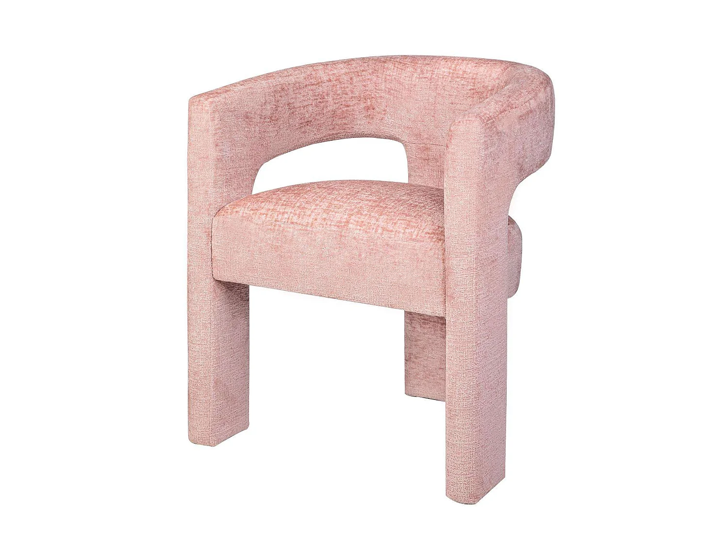 Chaise 62x75x58 cm rose Leith LET71P