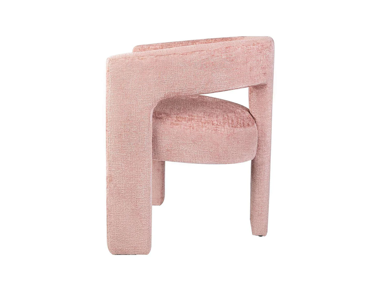 Chaise 62x75x58 cm rose Leith LET71P