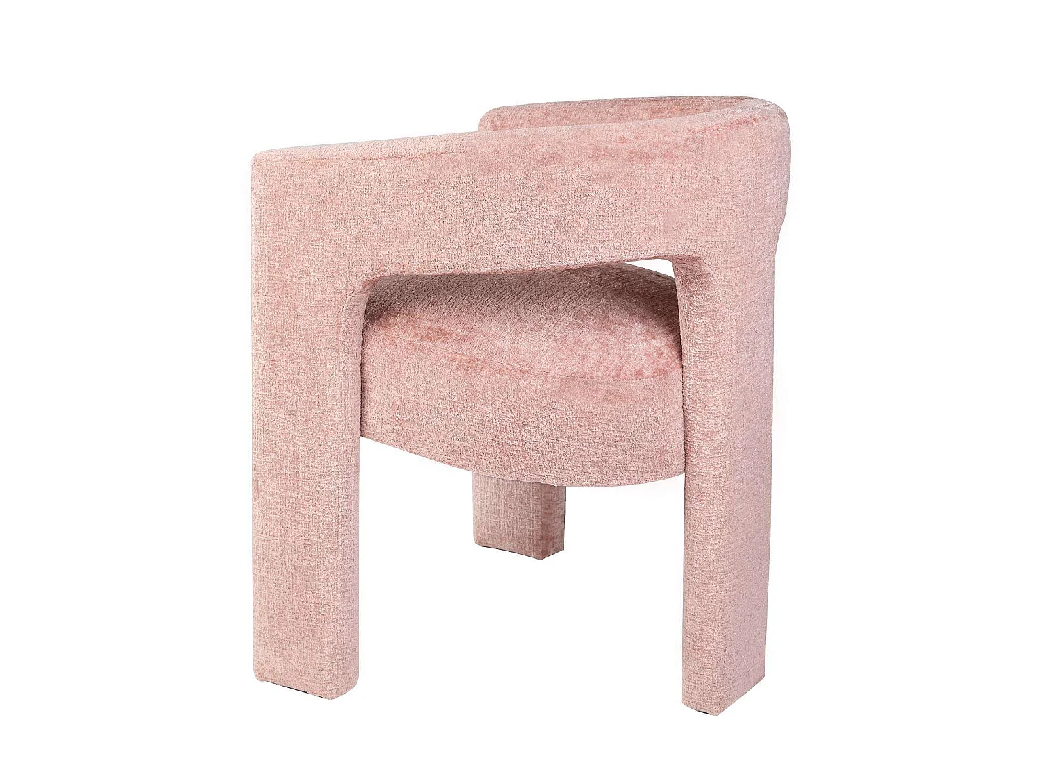 Chaise 62x75x58 cm rose Leith LET71P