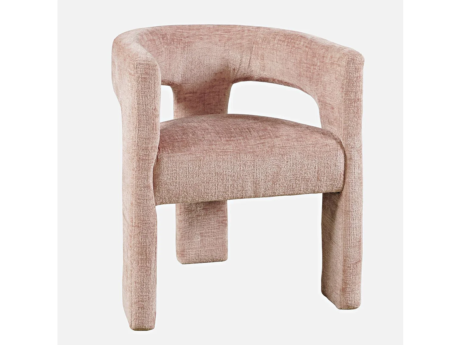 Chaise 62x75x58 cm rose Leith LET71P