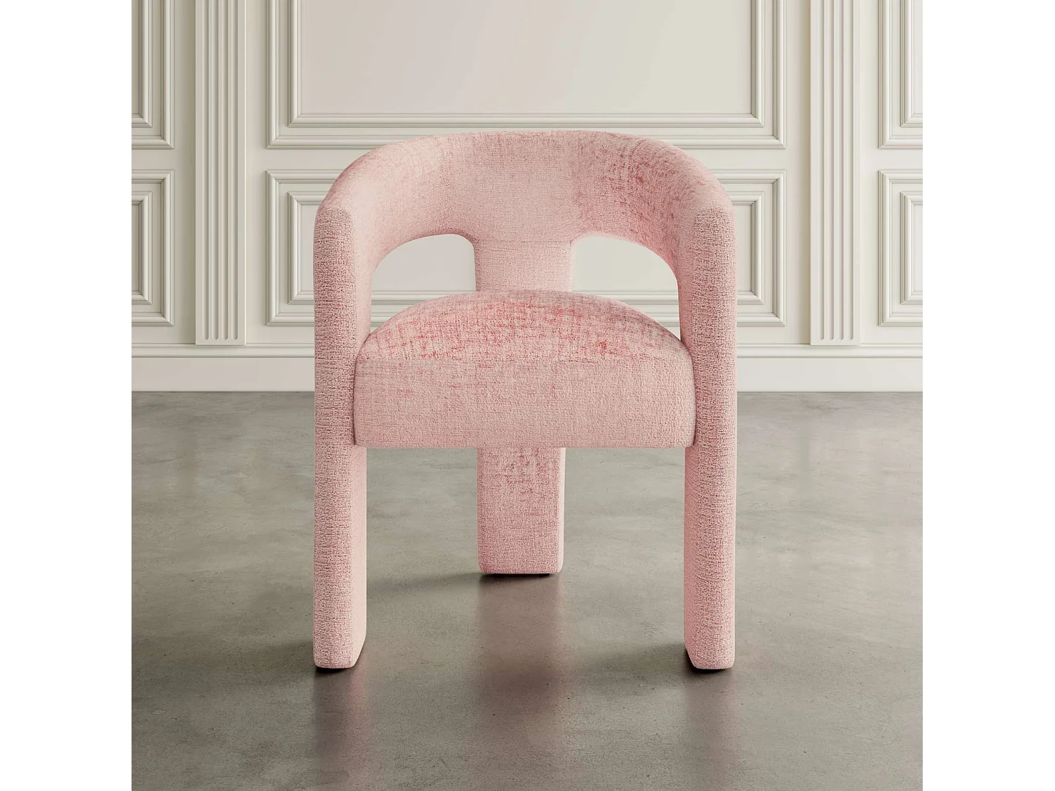 Chaise 62x75x58 cm rose Leith LET71P