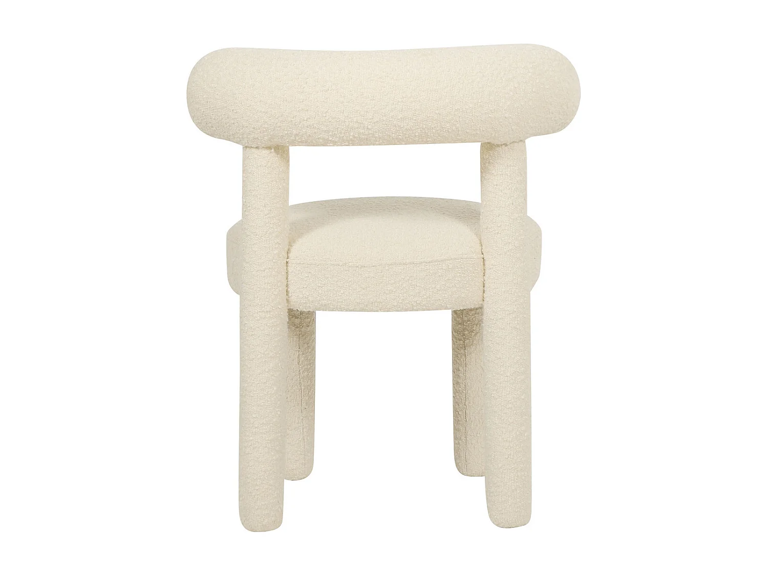 Silla 62x80x58 cm Crema Claro Leith LET77L