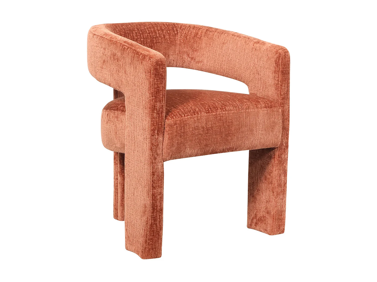 Chaise 62x75x58 cm Marron Leith LET71BS