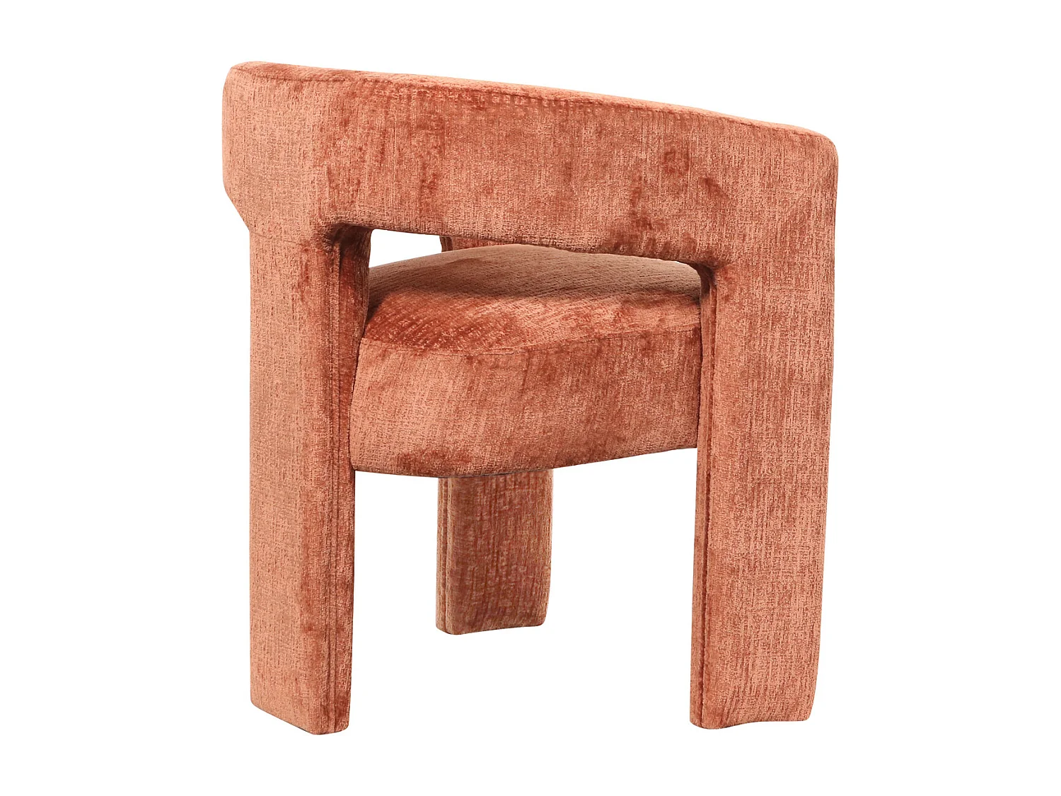 Chaise 62x75x58 cm Marron Leith LET71BS