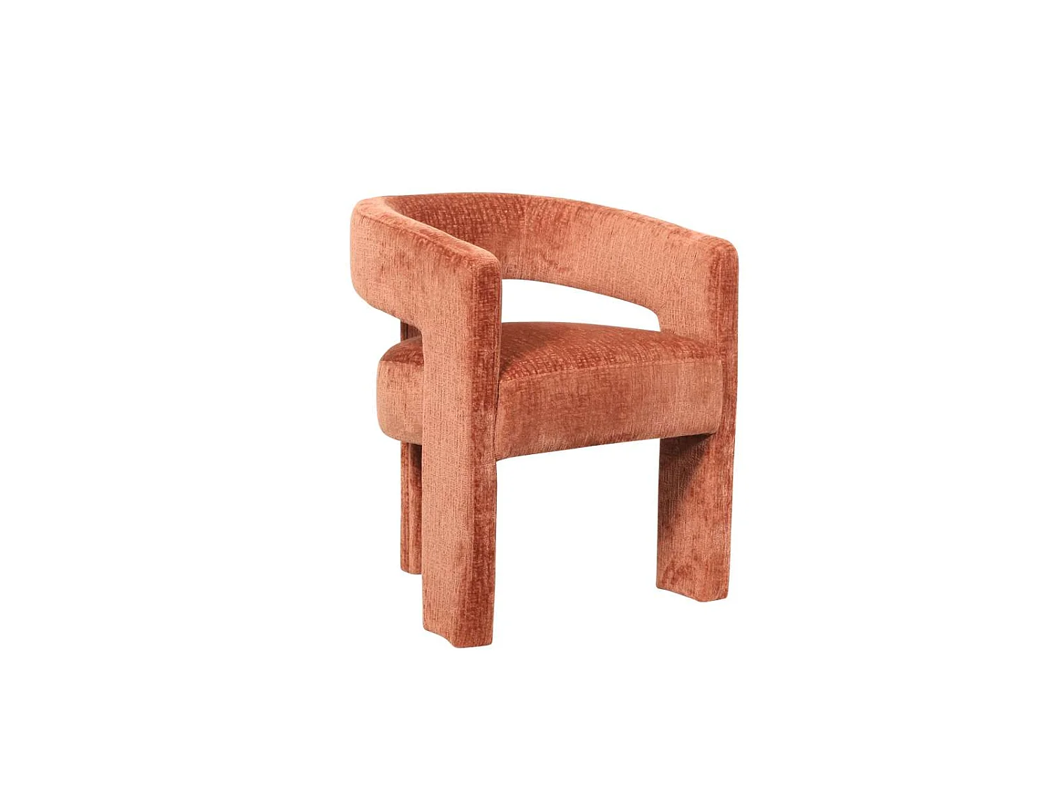 Chaise 62x75x58 cm Marron Leith LET71BS