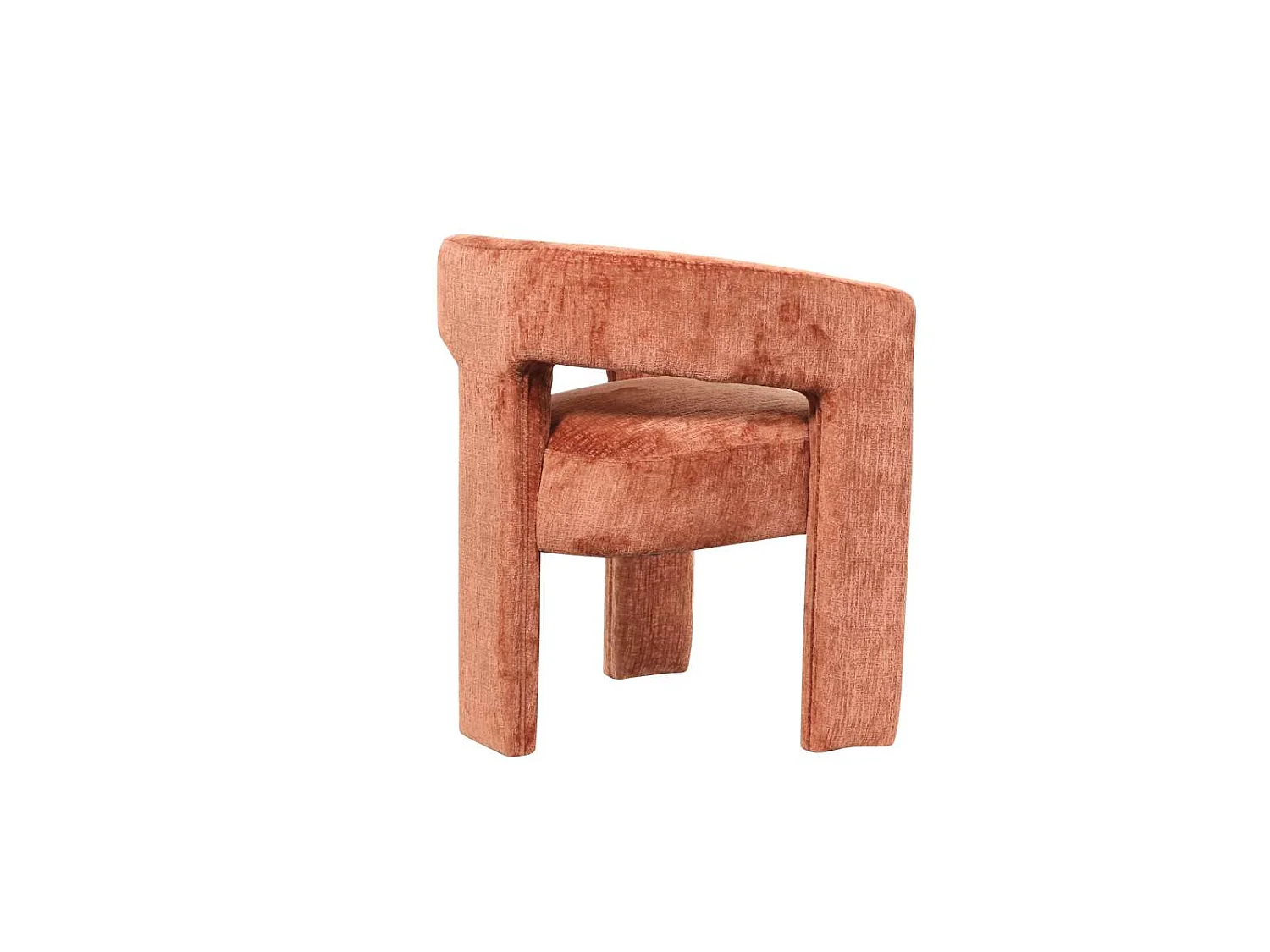 Chaise 62x75x58 cm Marron Leith LET71BS