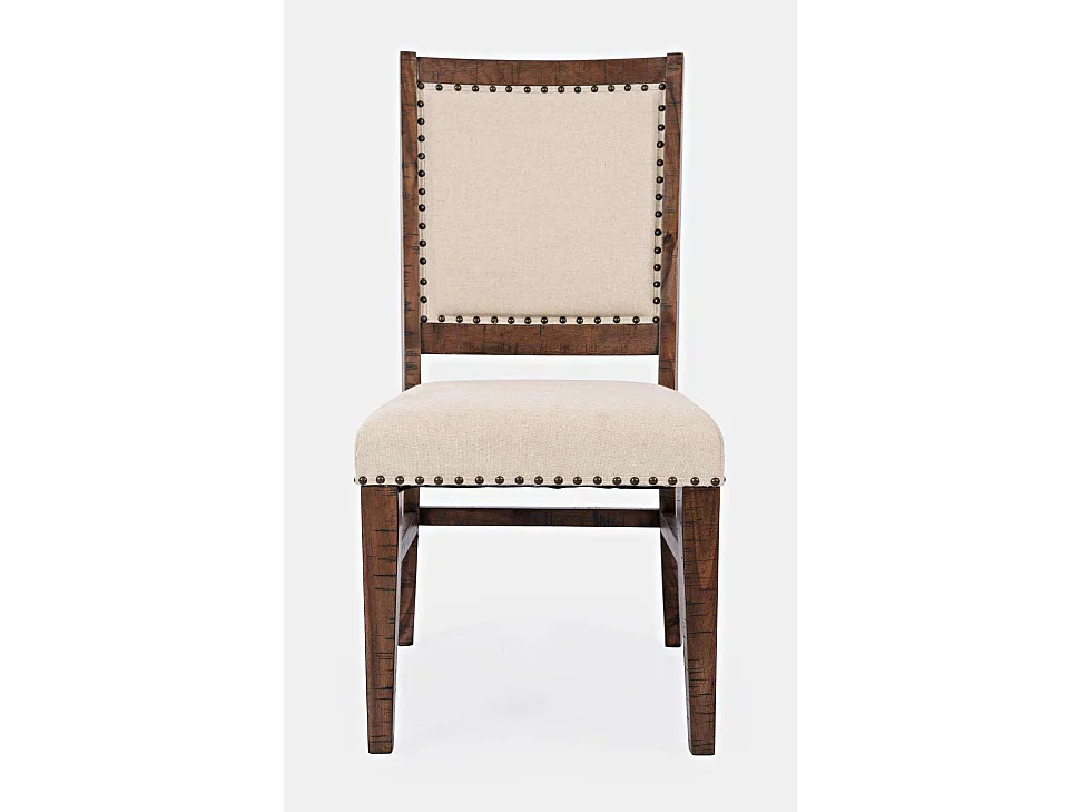 Stol, Avola, Mørkebrun, Beige