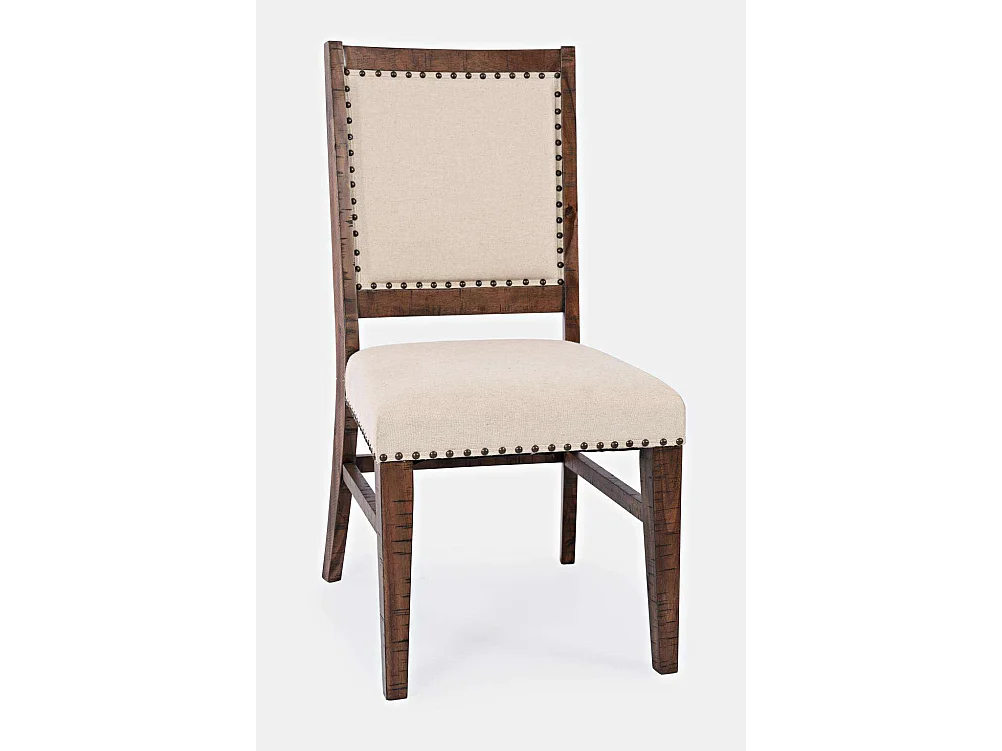 Stol, Avola, Mørkebrun, Beige