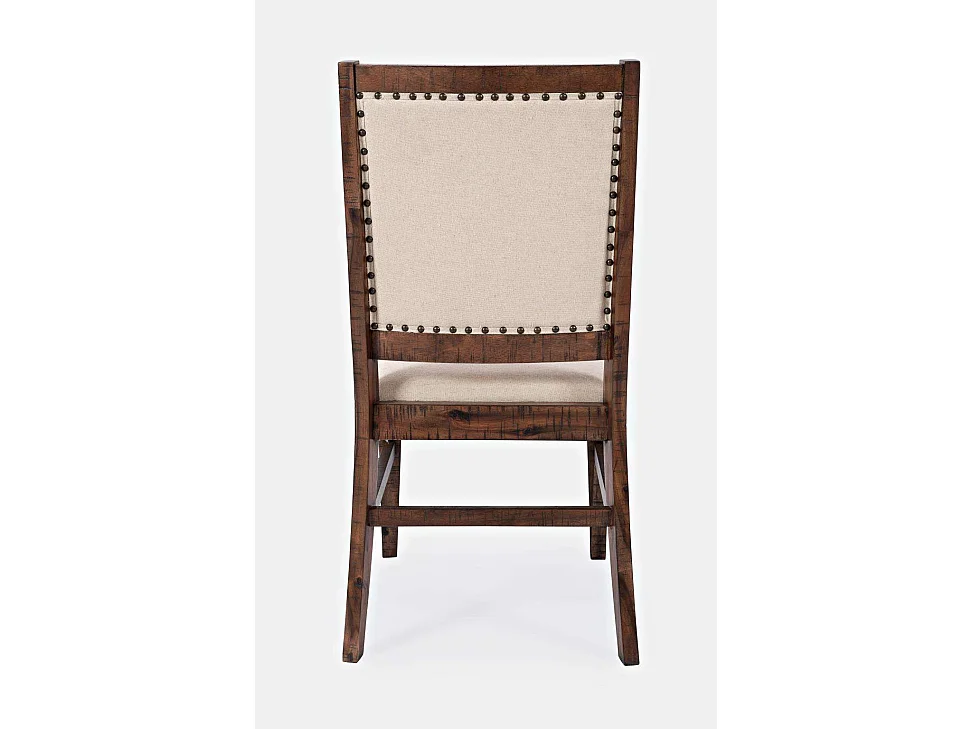 Stol, Avola, Mørkebrun, Beige