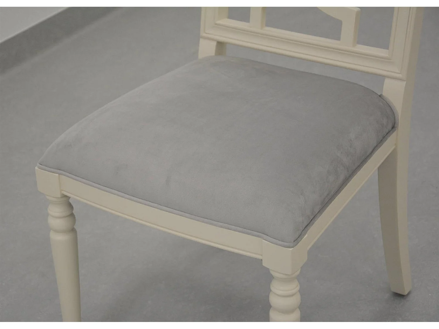 Chaise 49x98x57 cm gris dijon di27