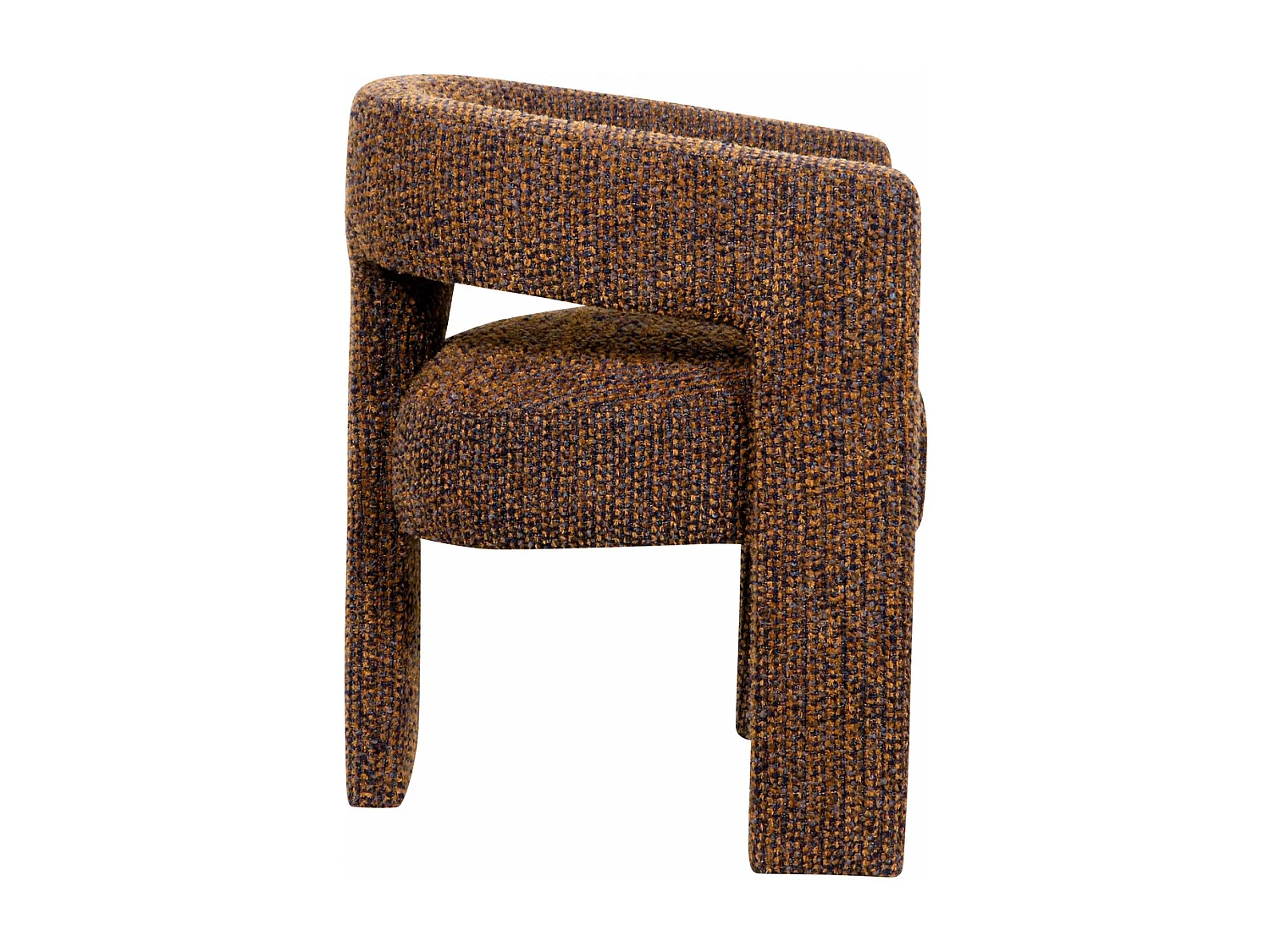 Stuhl 62x75x58 cm blau Zimt Leith LET71NC