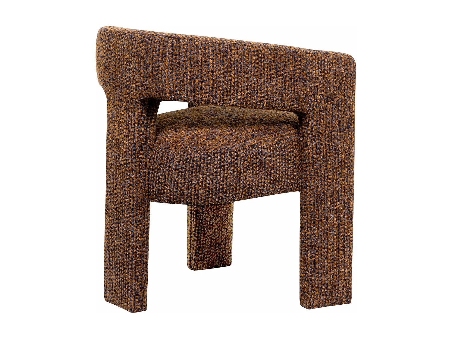 Stuhl 62x75x58 cm blau Zimt Leith LET71NC