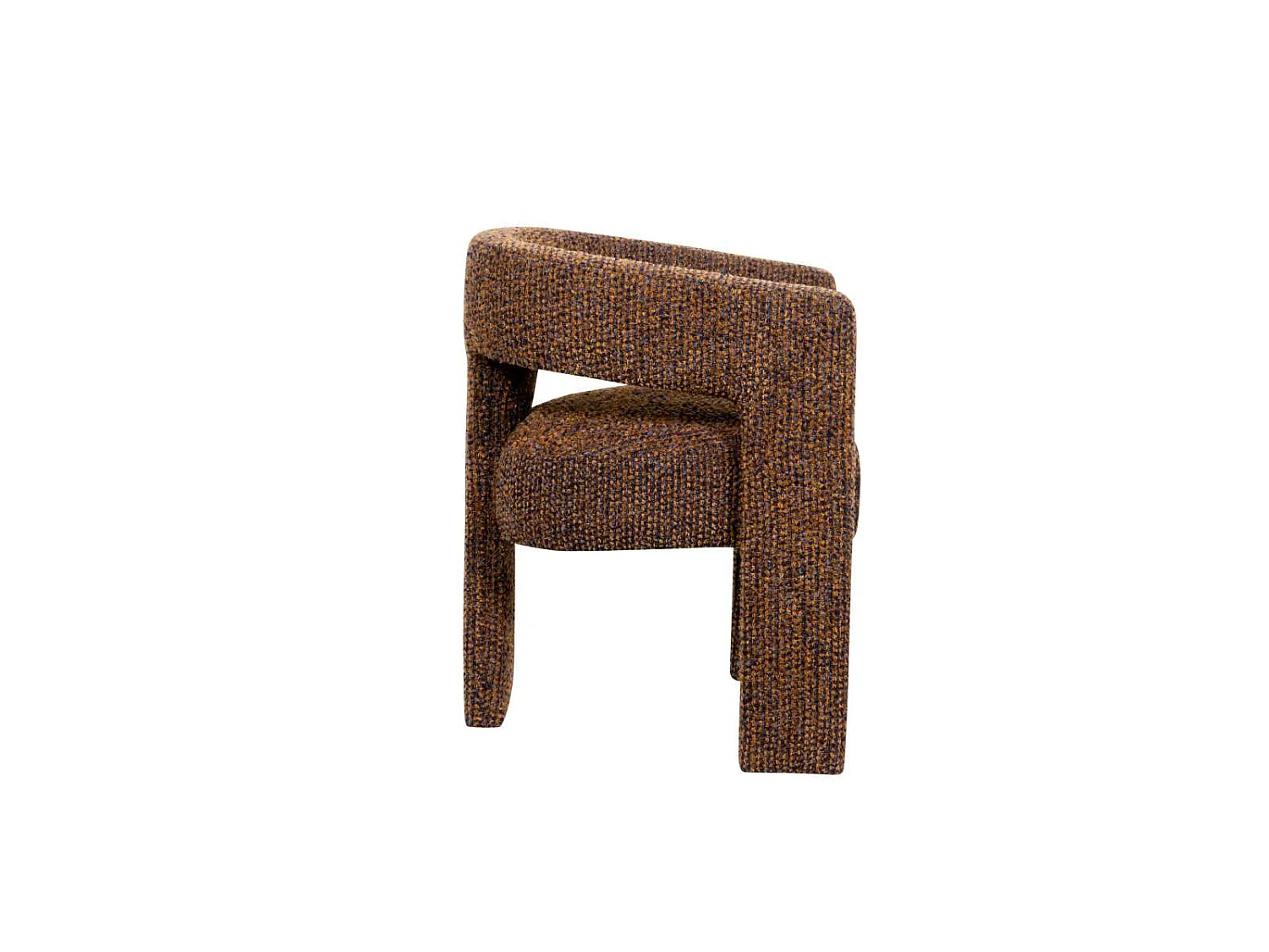 Chaise 62x75x58 cm bleu cannelle Leith LET71NC