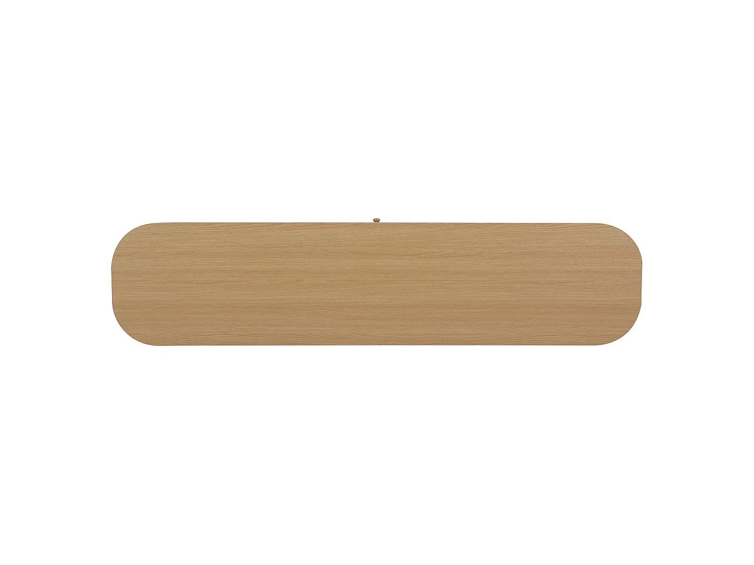 TV-meubel met 2 lades en 2 schuifdeuren, MDF, natuurlijke kleur