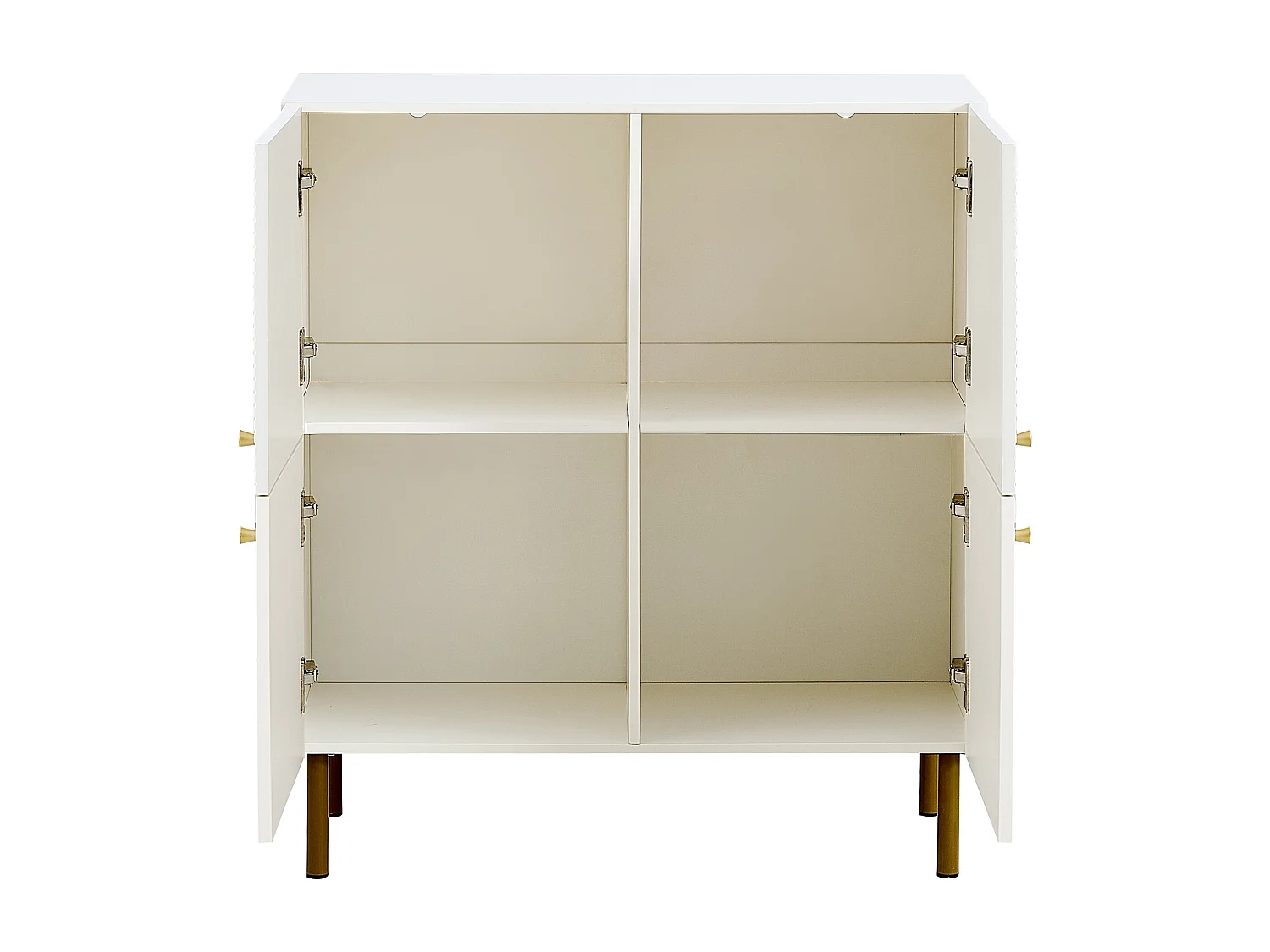 Buffet avec 2 portes - Conception de lignes - Blanc