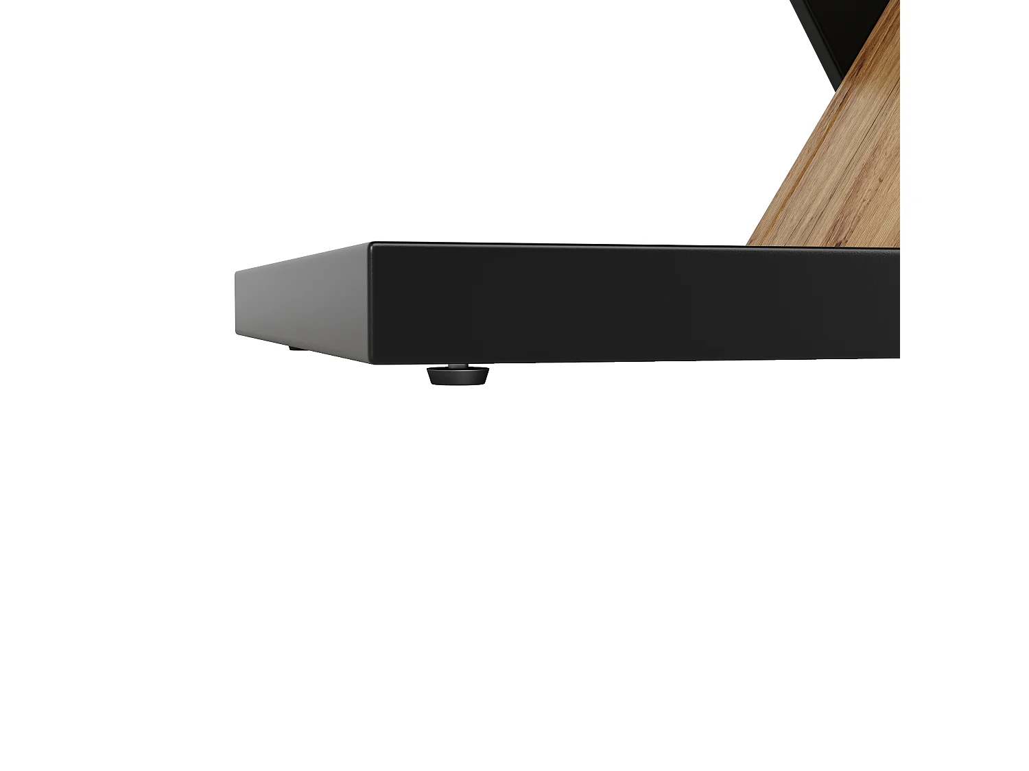 Table extensible pour 4 à 6 personnes - Plateau imitation bois -Naturel 120–160 x 75 x 75,5 cm