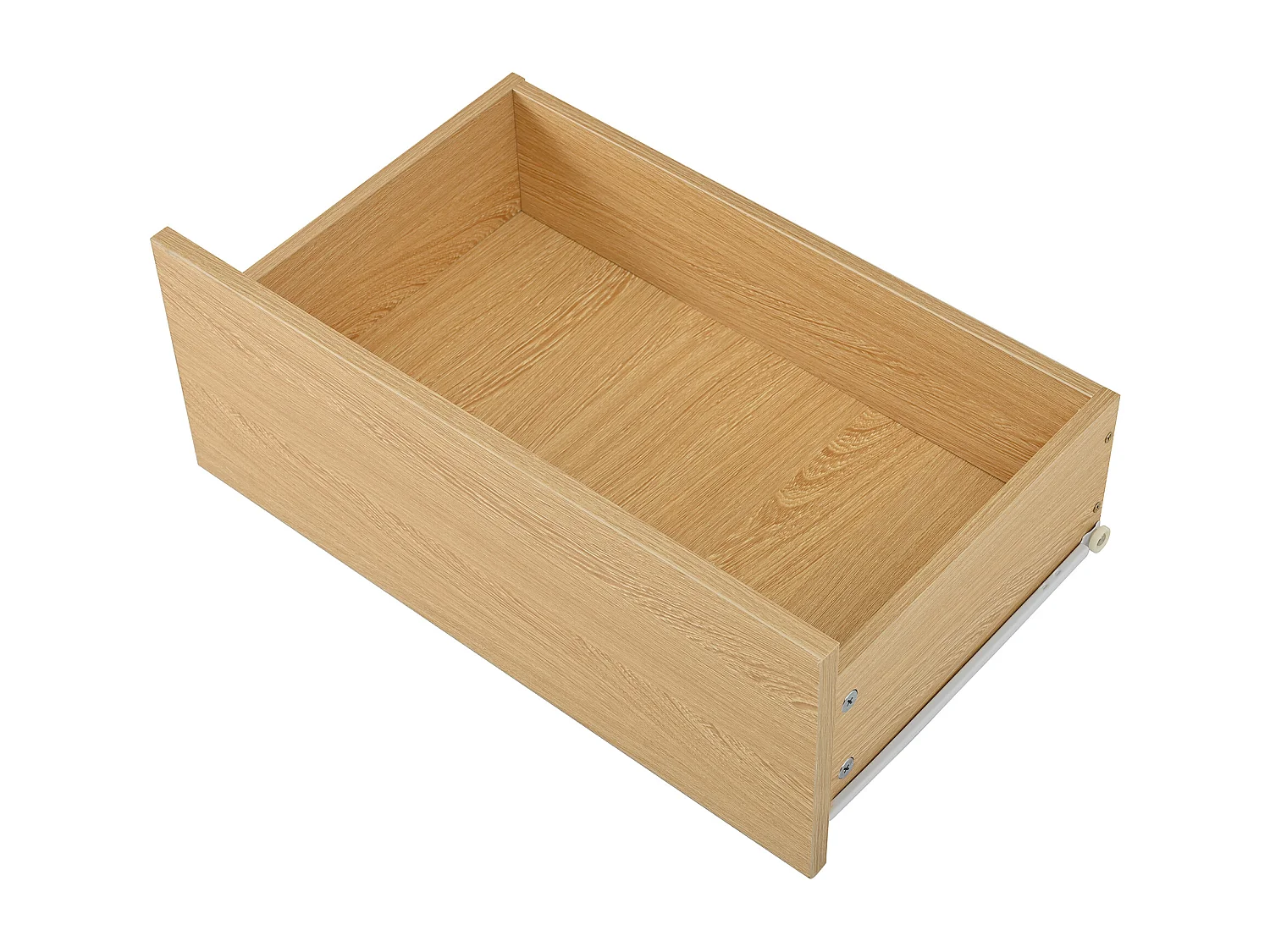 Meuble à chaussures avec roulettes, 2 tiroirs et 1 porte , couleur naturelle.