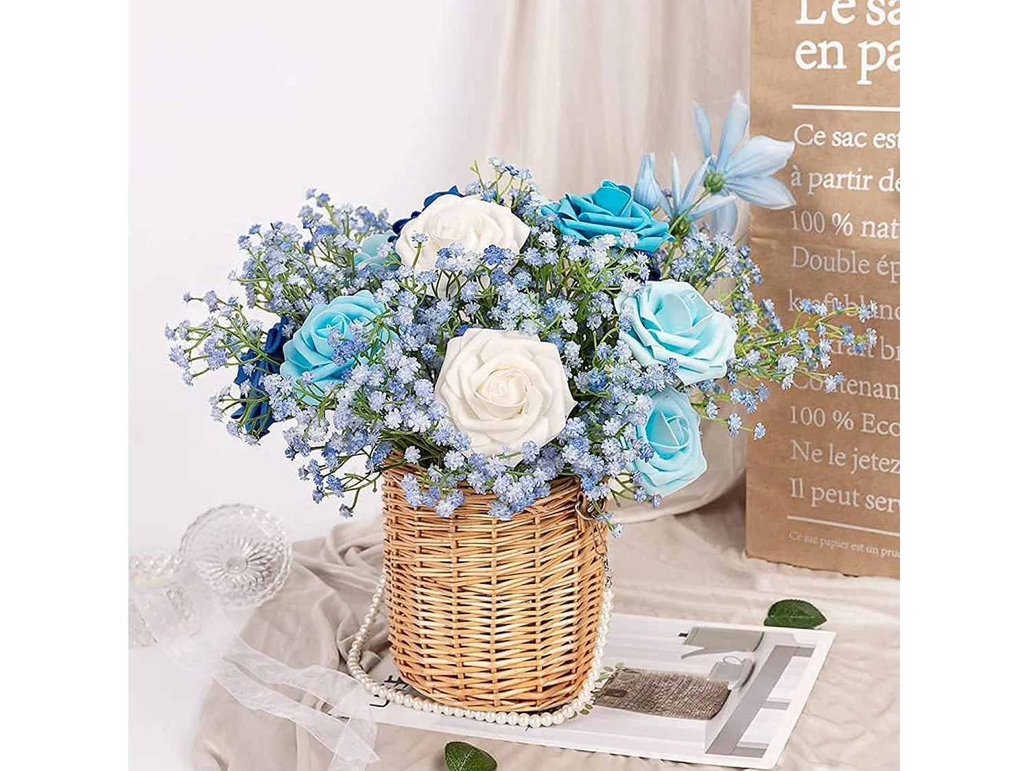 Plante artificielle gypsophile H 54 cm
