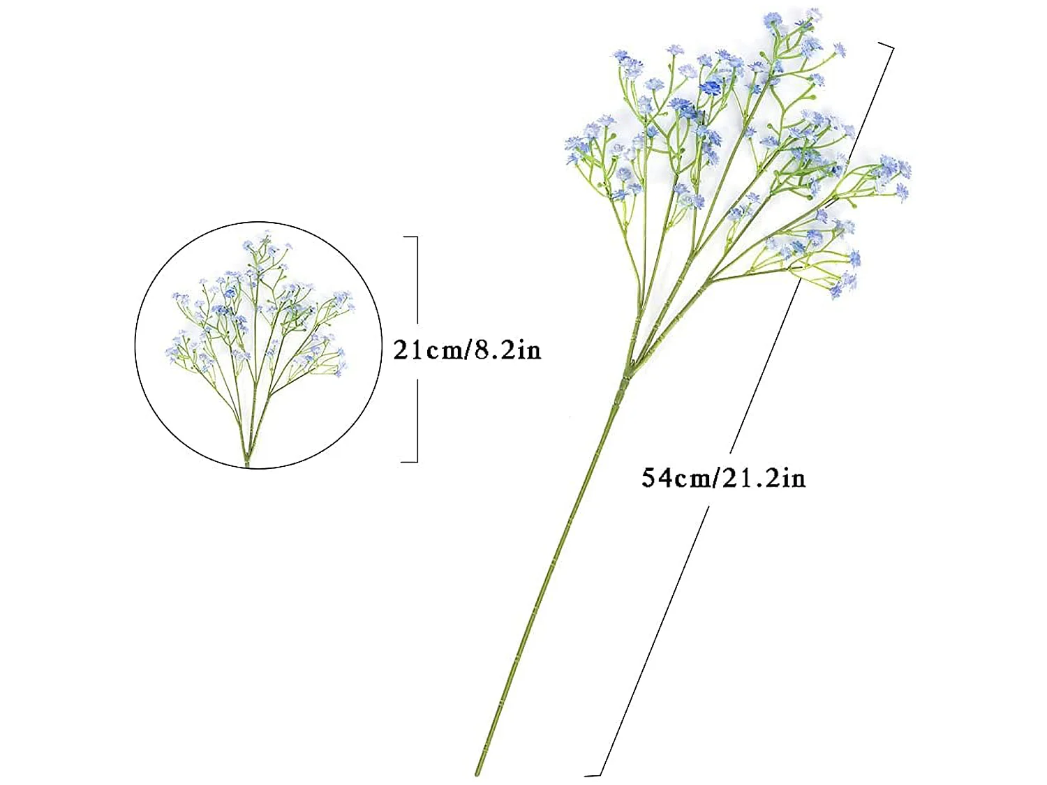 Plante artificielle gypsophile H 54 cm