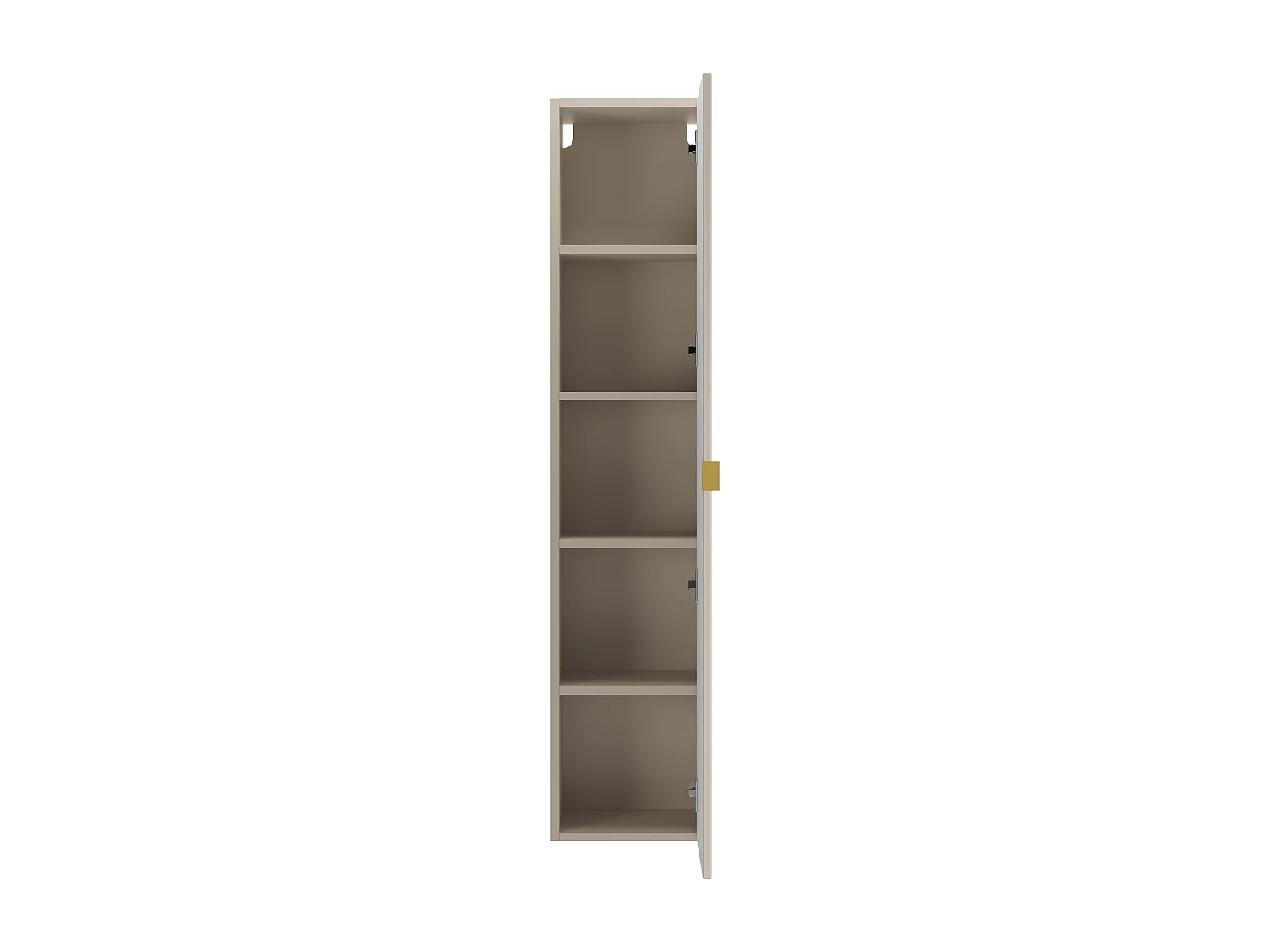 Colonne de salle de bain suspendu - Beige - H140 cm - ONDIL