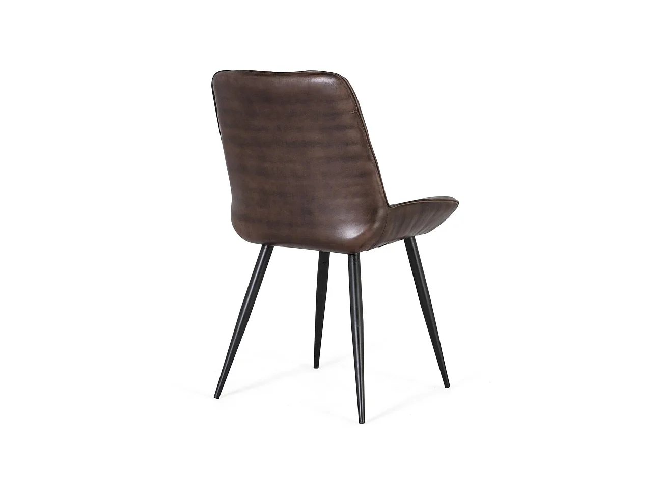 Poltrona in pelle stile contemporaneo, 53 cm - 87x53x63