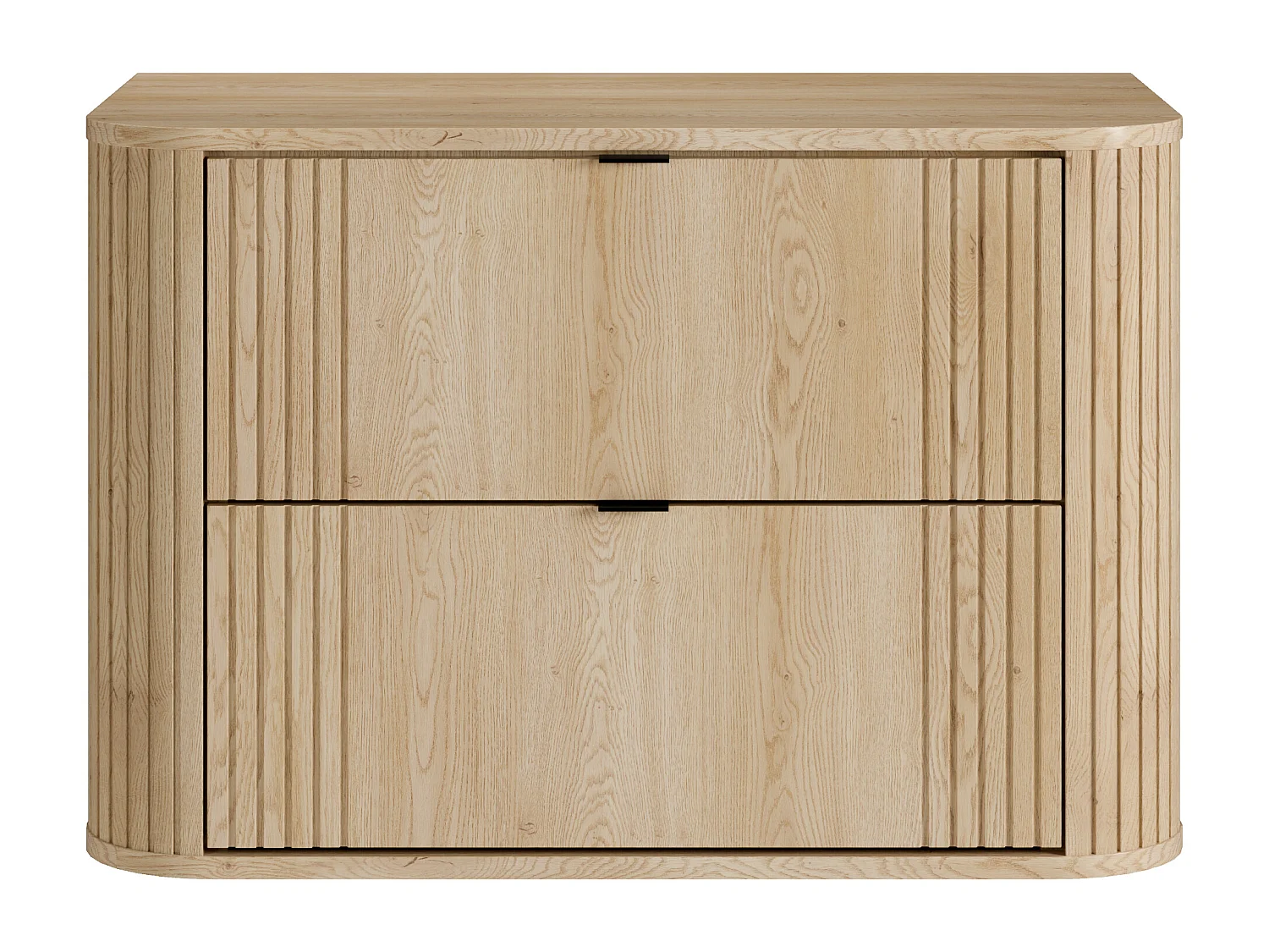 Hängender Waschtischunterschrank - Helles Naturholz - 80 cm - FILOR